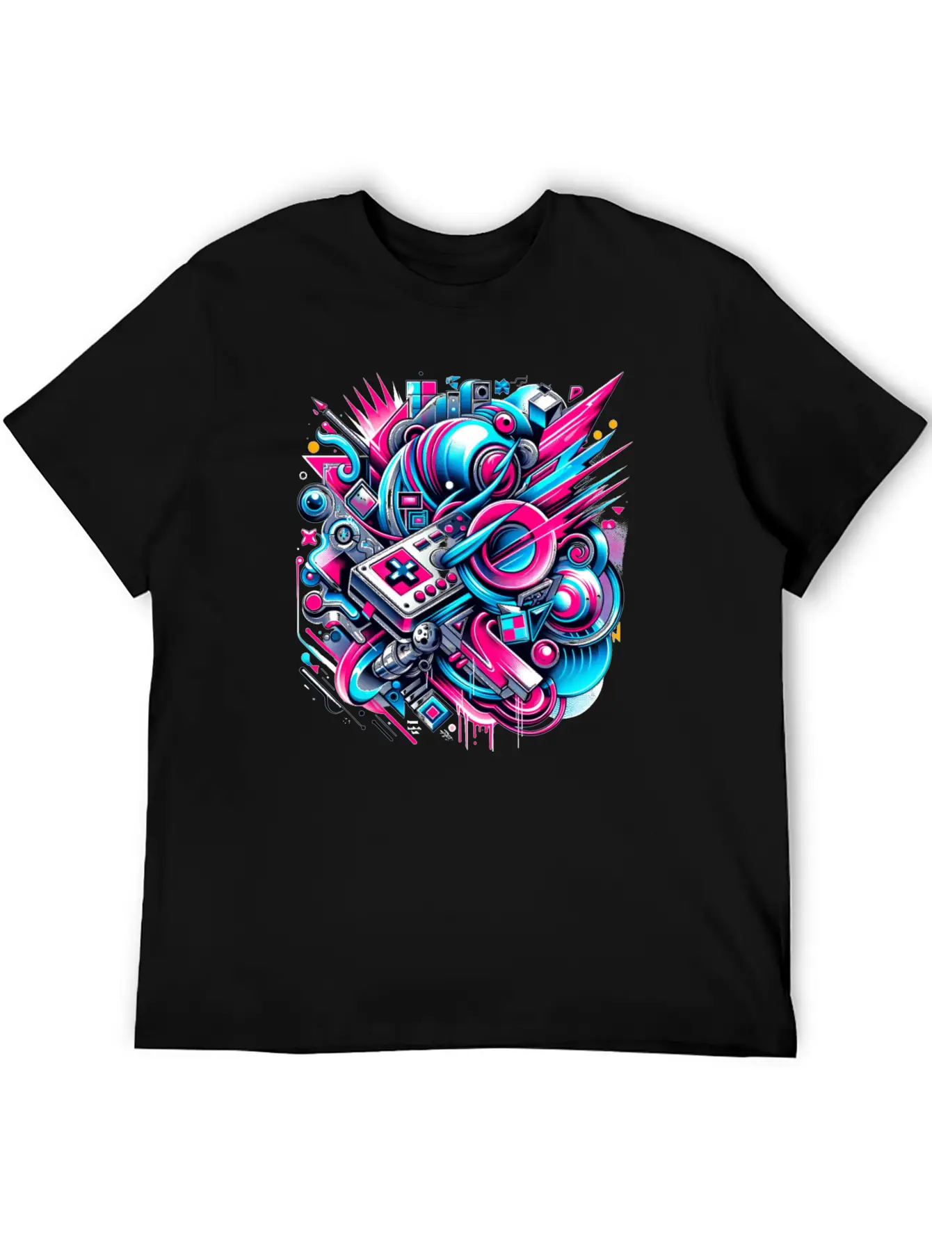 Neon Gamer's Paradise Unisex Casual T-Shirt – Clean Design For Daily Comfort