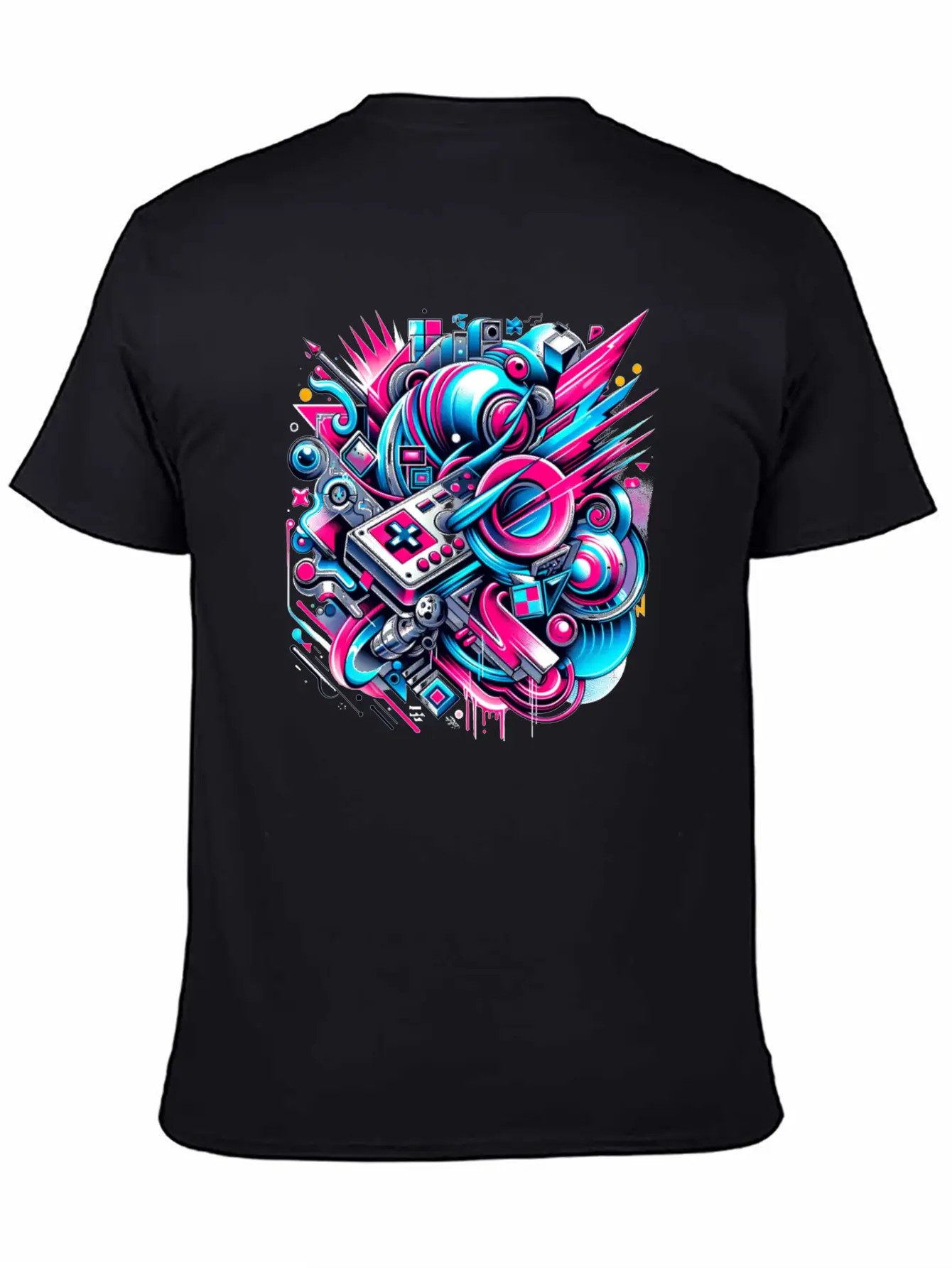Neon Gamer's Paradise Unisex Casual T-Shirt – Clean Design For Daily Comfort