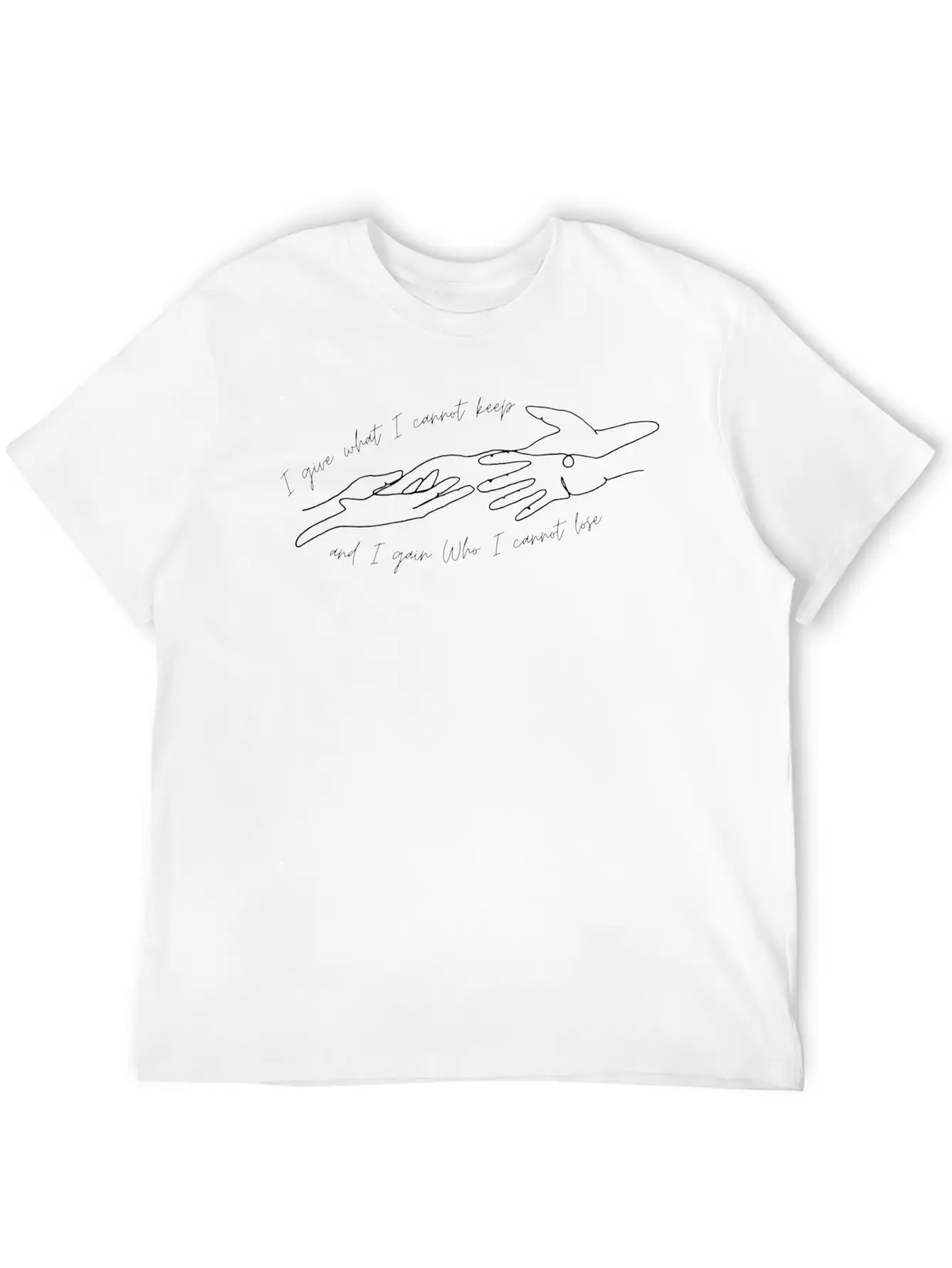 New Horizons Worship Exchange Hands With Lyrics Unisex Casual T-Shirt – Clean Design For Daily Comfort