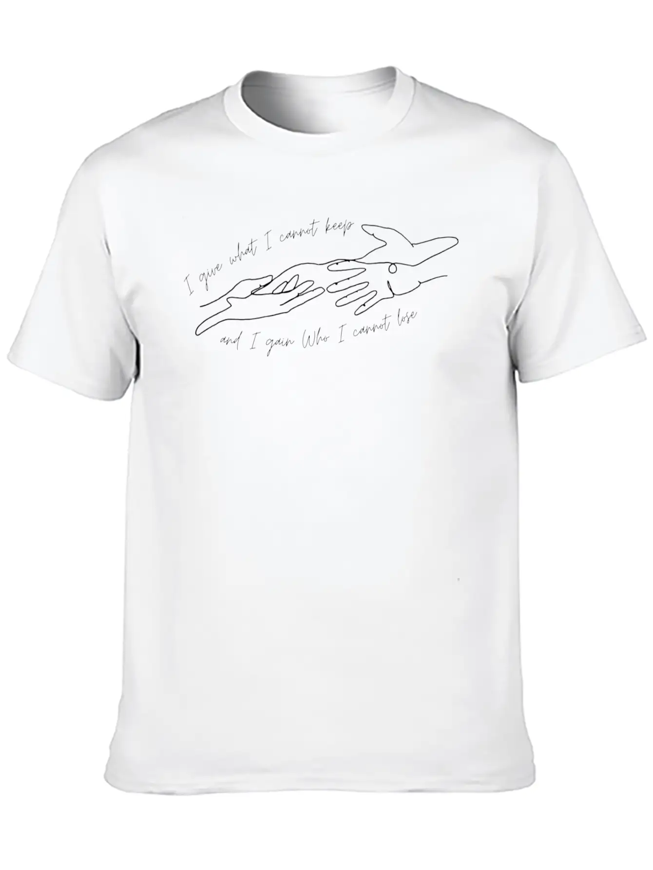 New Horizons Worship Exchange Hands With Lyrics Unisex Casual T-Shirt – Clean Design For Daily Comfort