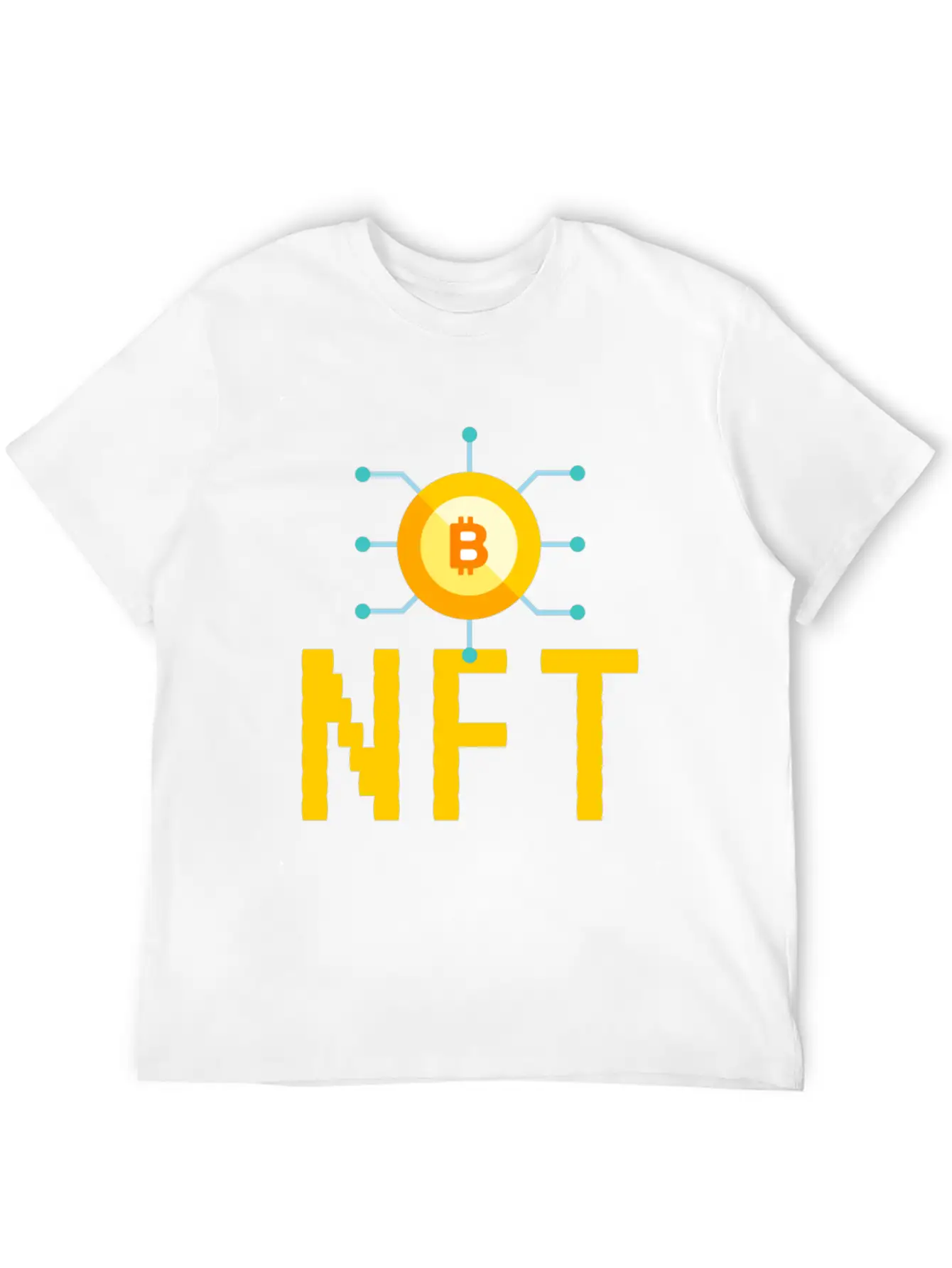 NFT Non-Fungible Token NFTs Funny BTC Unisex Casual T-Shirt – Clean Design For Daily Comfort