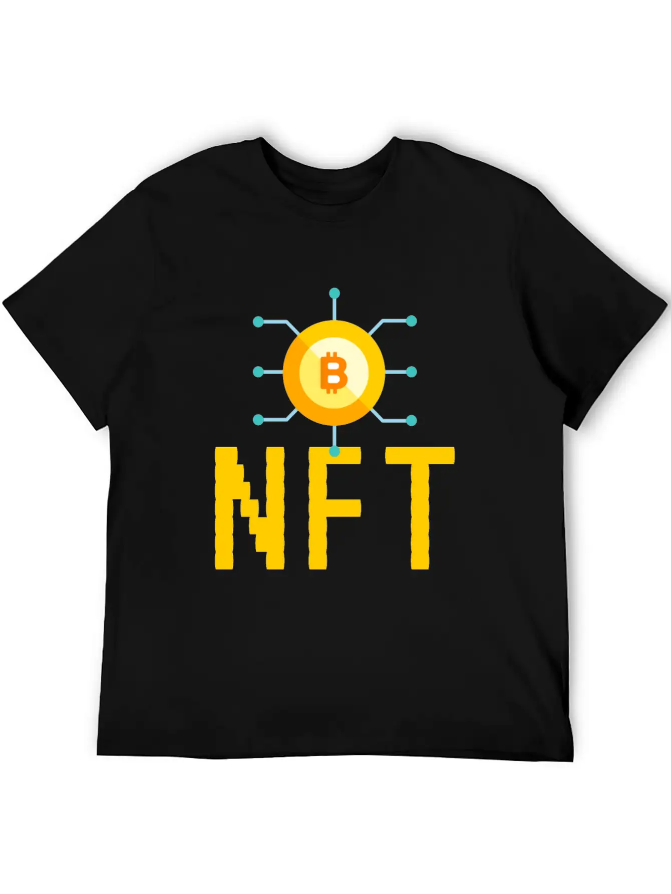 NFT Non-Fungible Token NFTs Funny BTC Unisex Casual T-Shirt – Clean Design For Daily Comfort