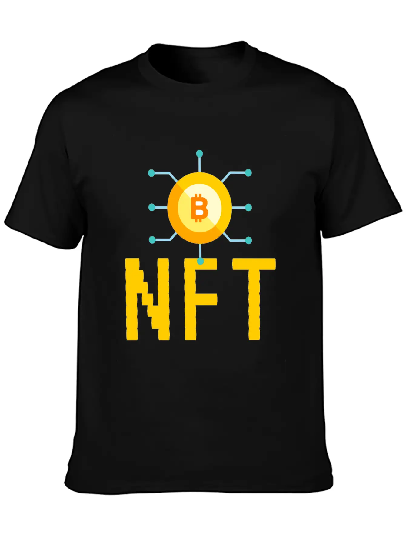 NFT Non-Fungible Token NFTs Funny BTC Unisex Casual T-Shirt – Clean Design For Daily Comfort