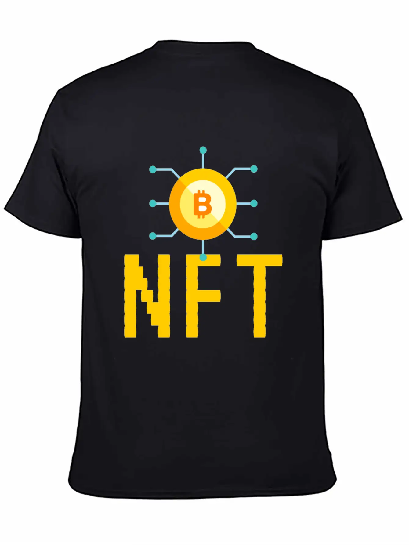 NFT Non-Fungible Token NFTs Funny BTC Unisex Casual T-Shirt – Clean Design For Daily Comfort