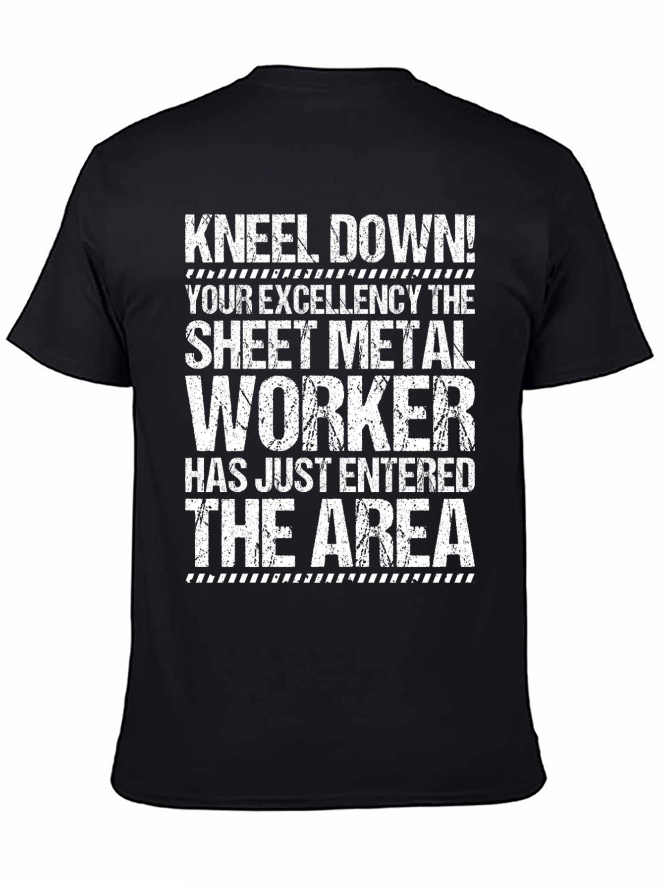 Kneel Down Sheet Metal Worker T-Shirt
