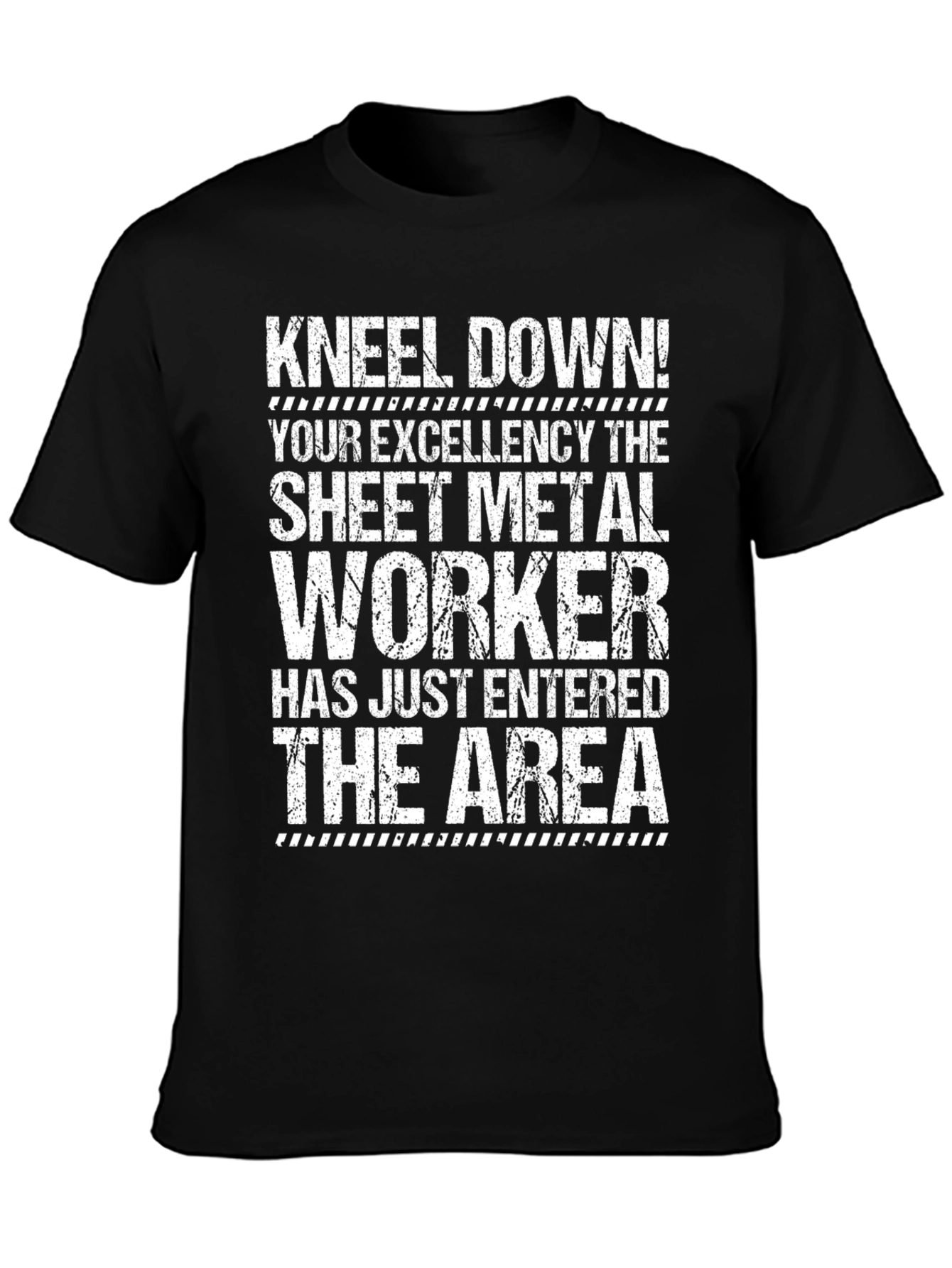 Kneel Down Sheet Metal Worker T-Shirt