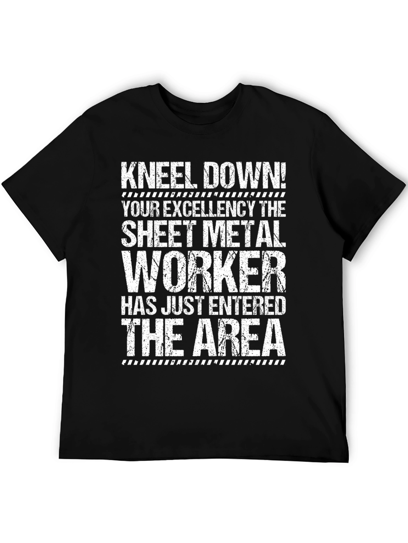 Kneel Down Sheet Metal Worker T-Shirt