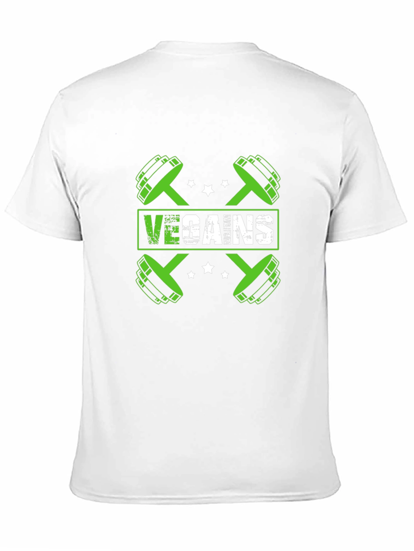 Vegan Gains T-Shirt - Fitness & Vegan Lifestyle Tee
