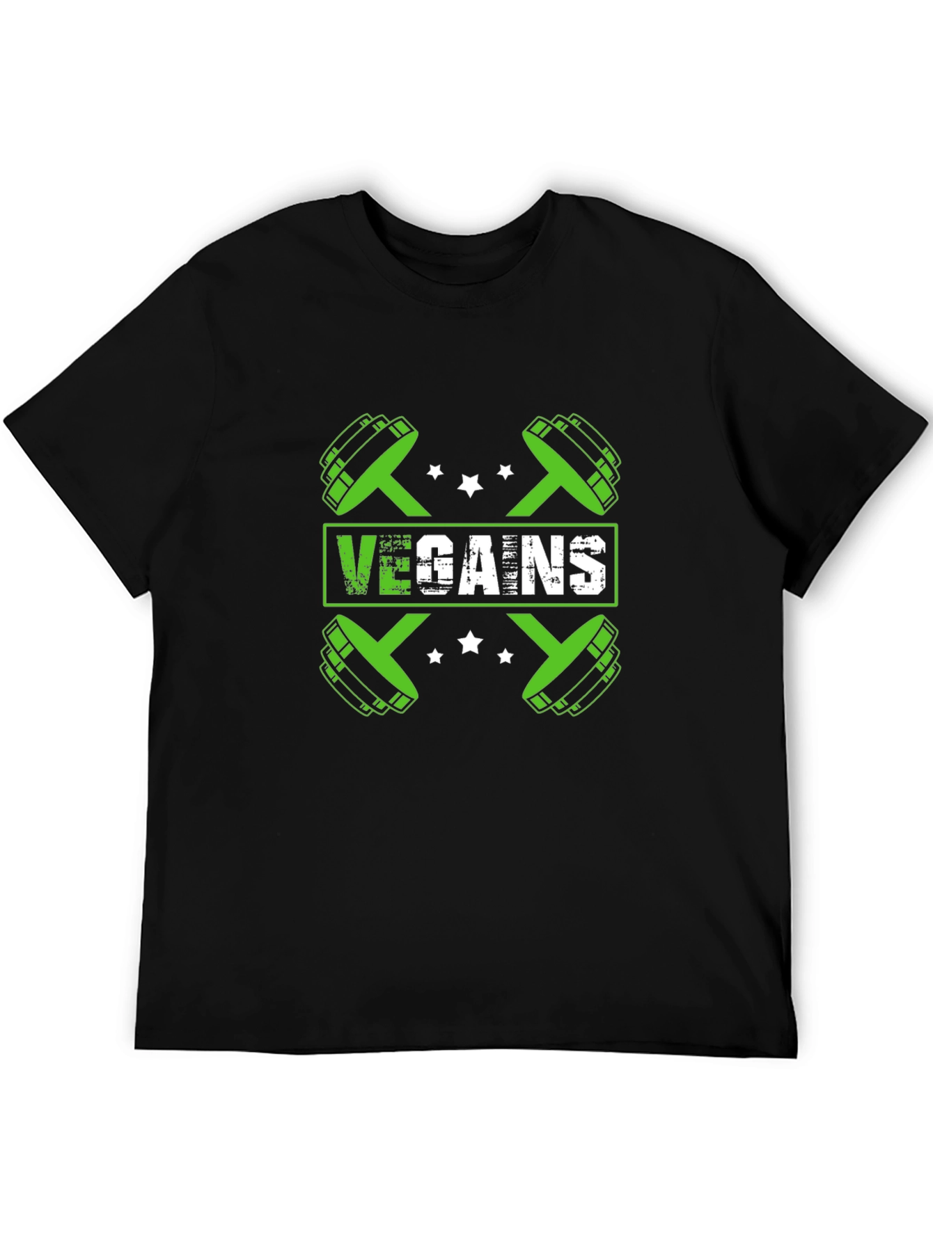 Vegan Gains T-Shirt - Fitness & Vegan Lifestyle Tee