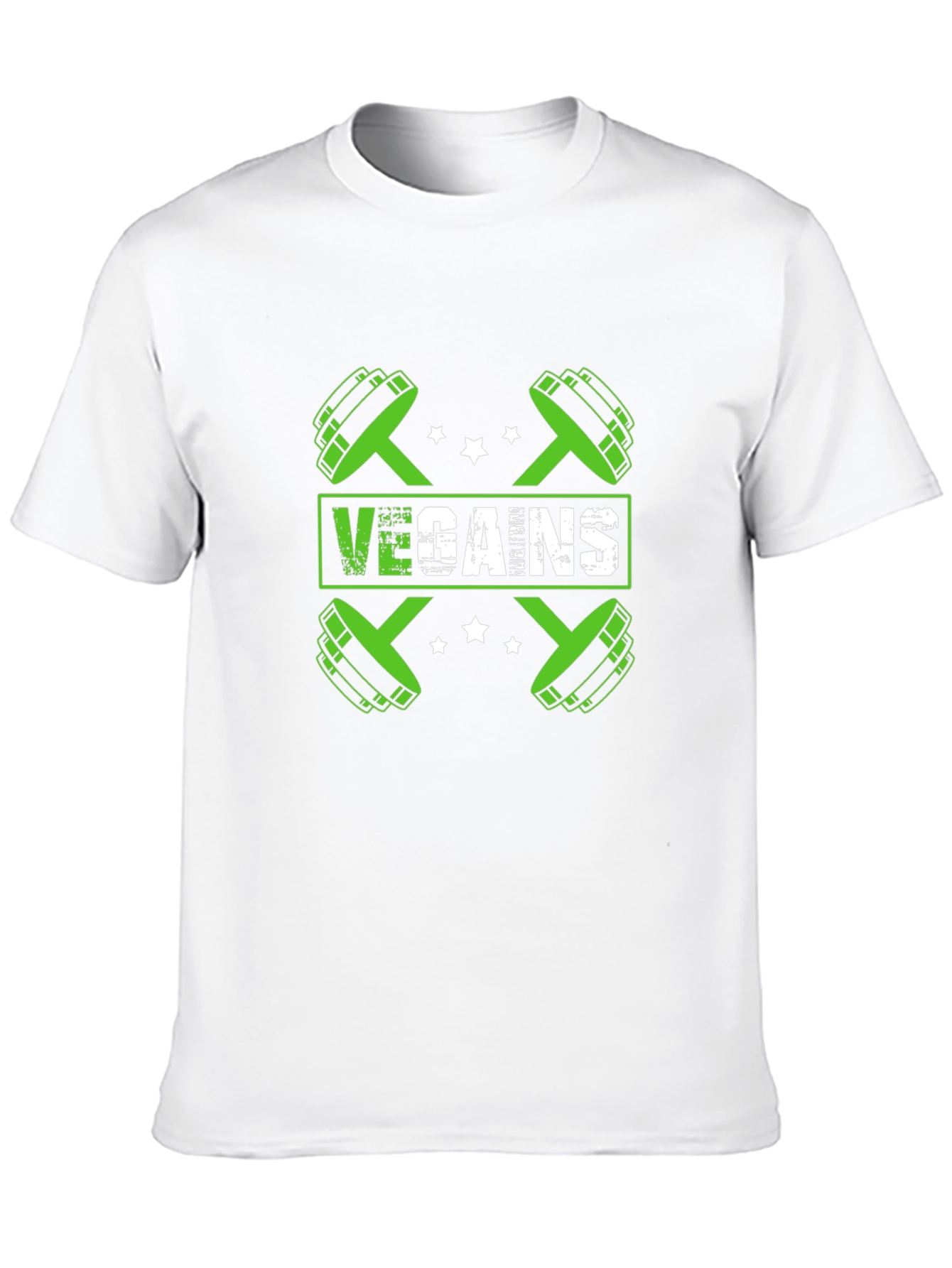 Vegan Gains T-Shirt - Fitness & Vegan Lifestyle Tee