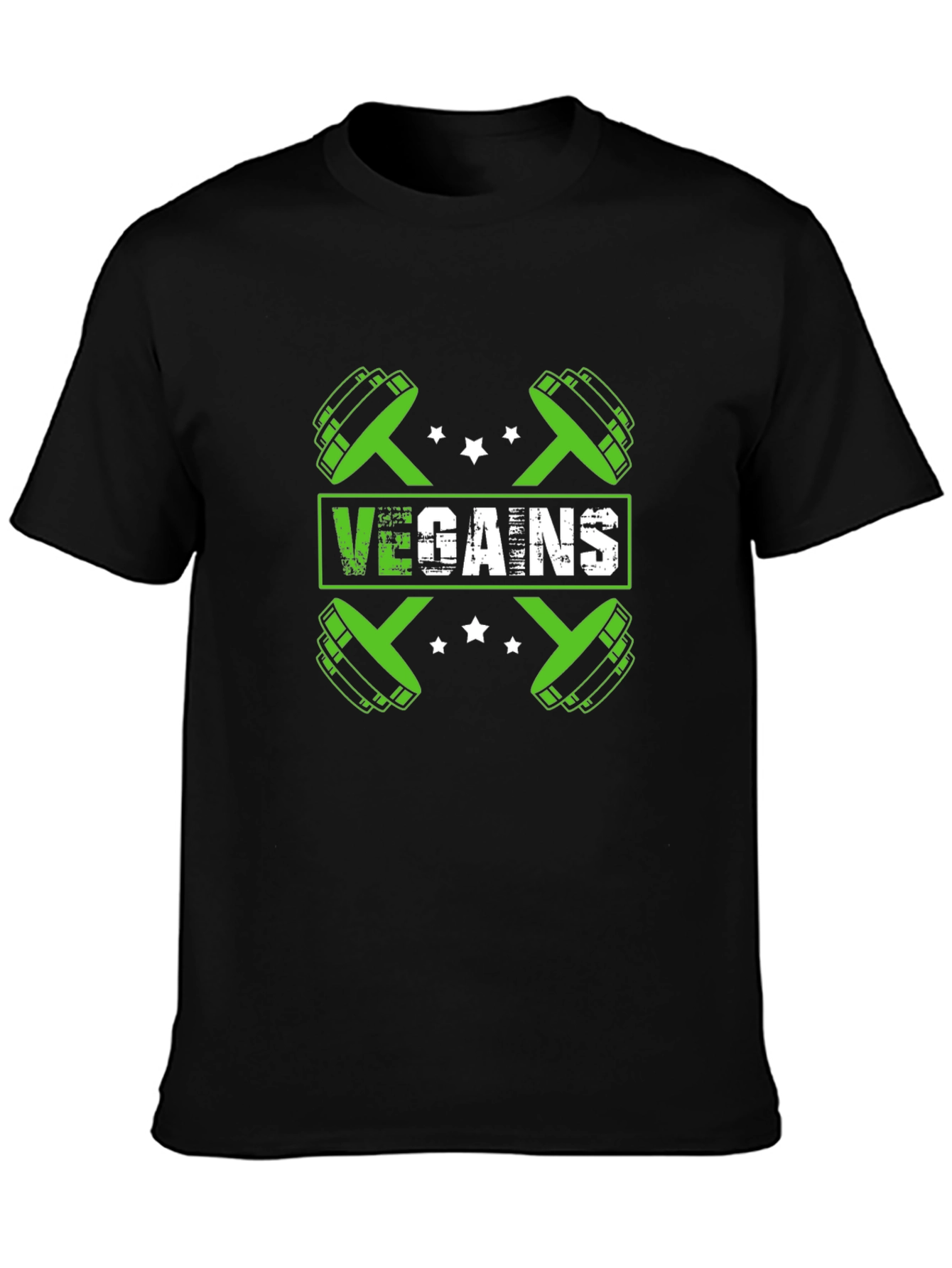 Vegan Gains T-Shirt - Fitness & Vegan Lifestyle Tee