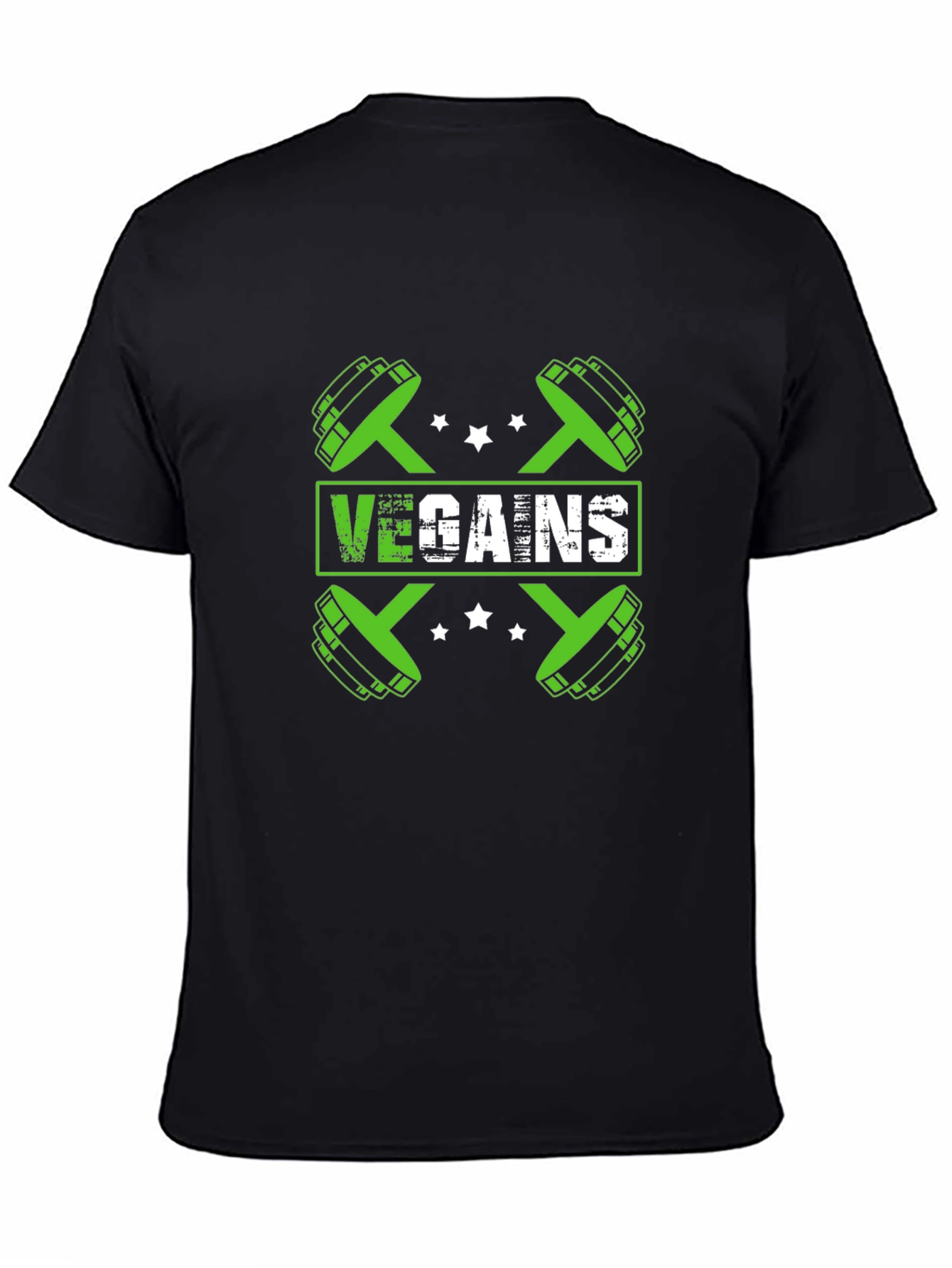 Vegan Gains T-Shirt - Fitness & Vegan Lifestyle Tee