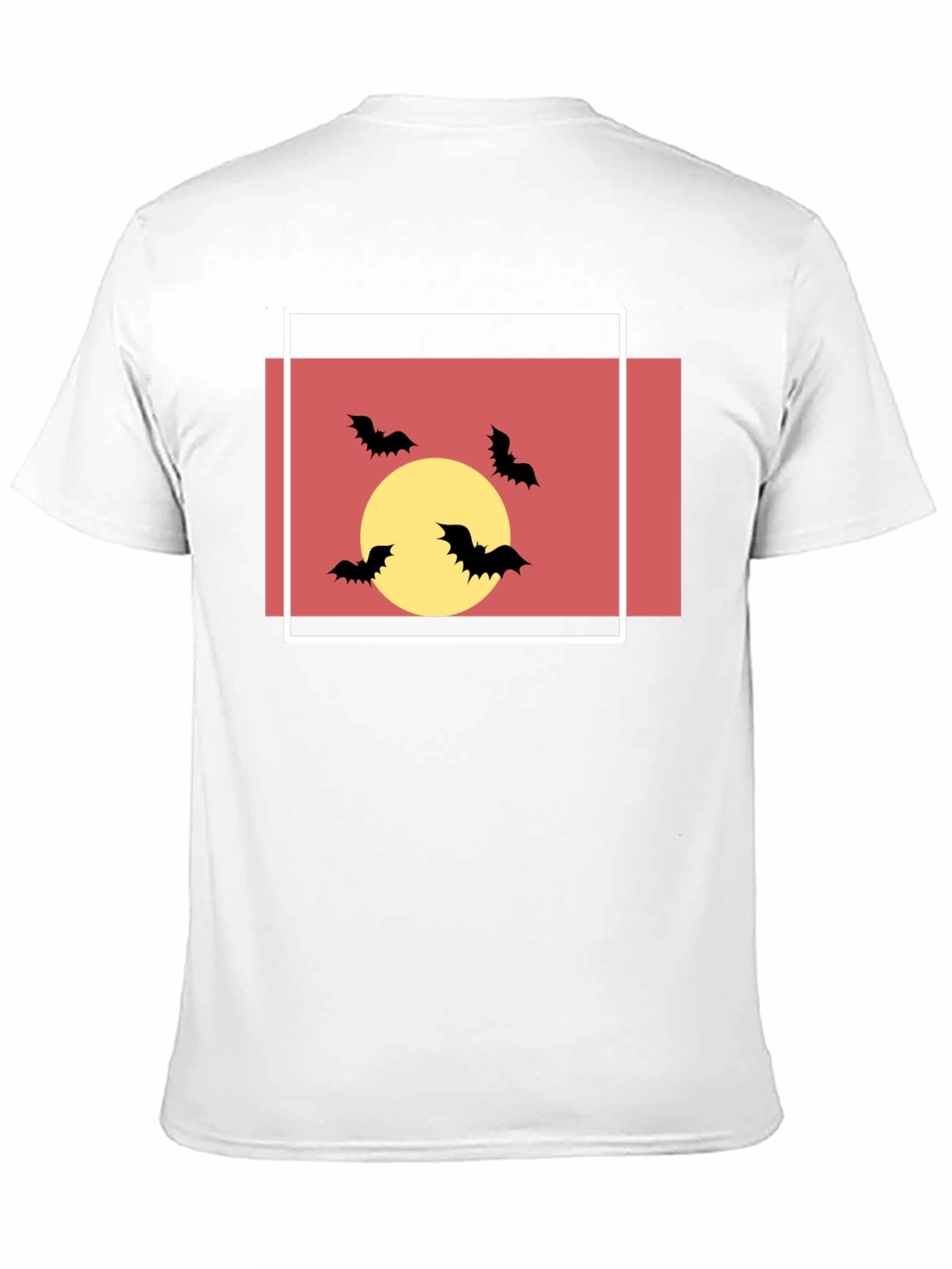 Spooky Bats Graphic Tee - Halloween Style