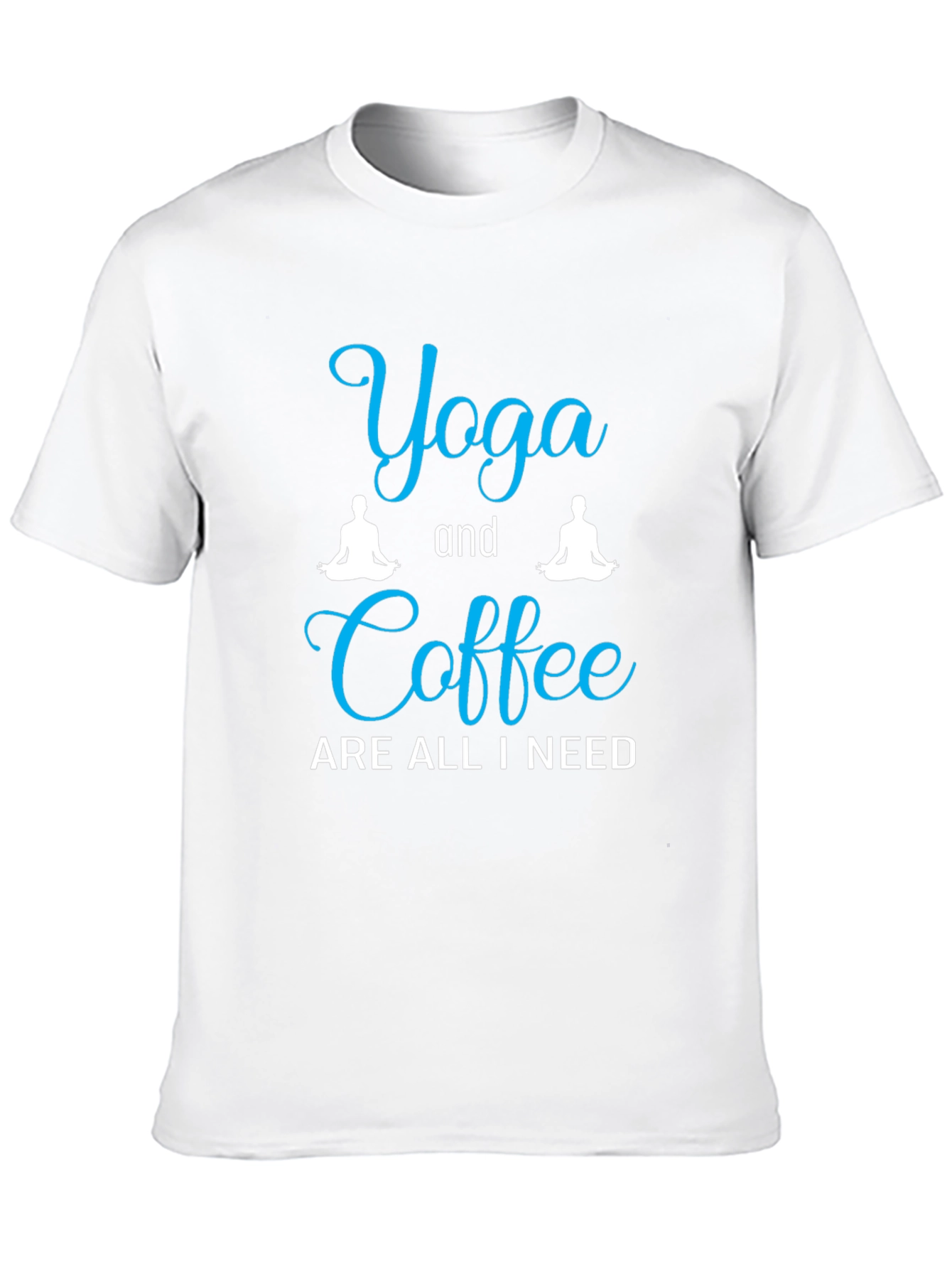 Yoga and Coffee Graphic T-Shirt