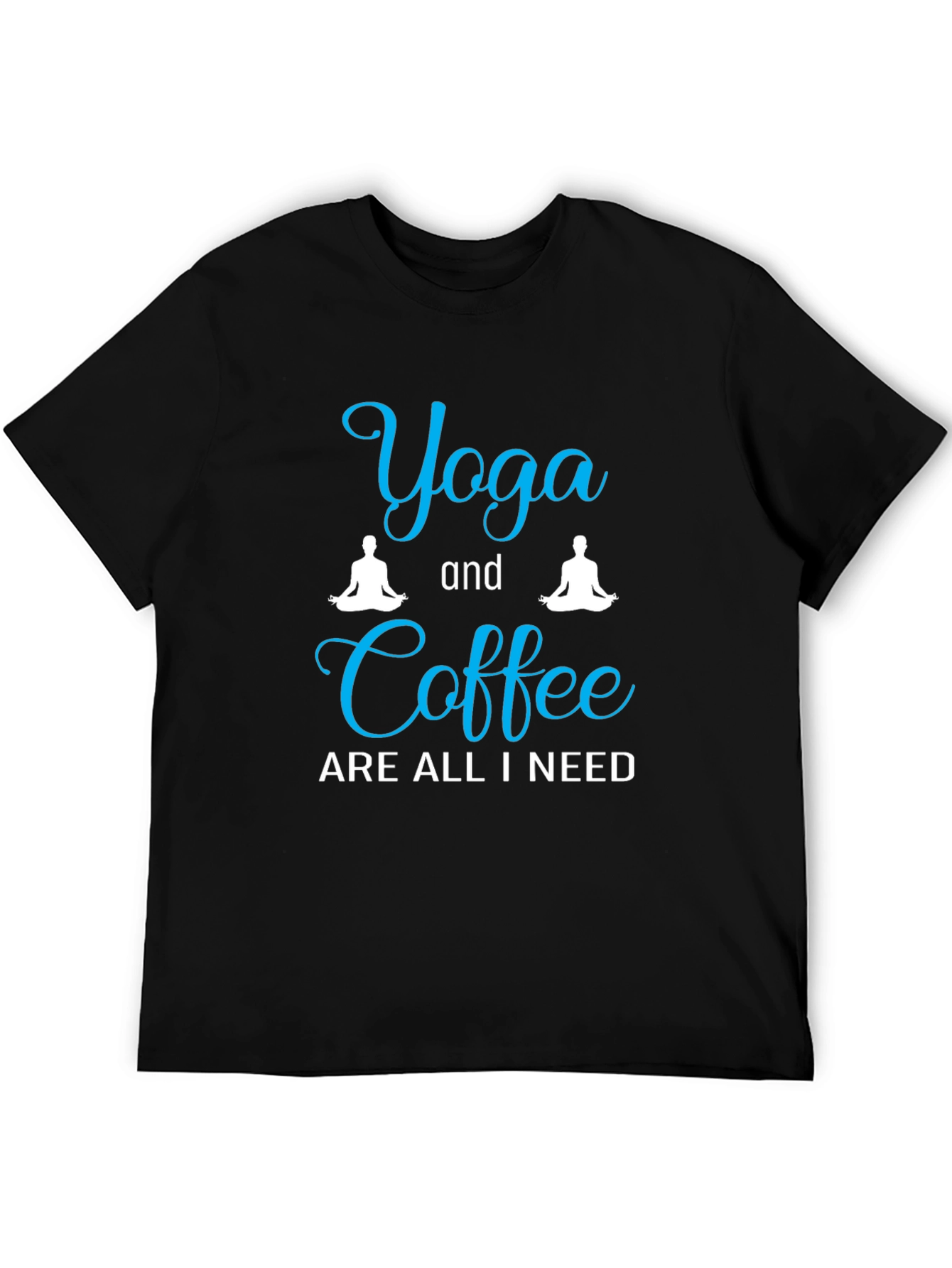 Yoga and Coffee Graphic T-Shirt