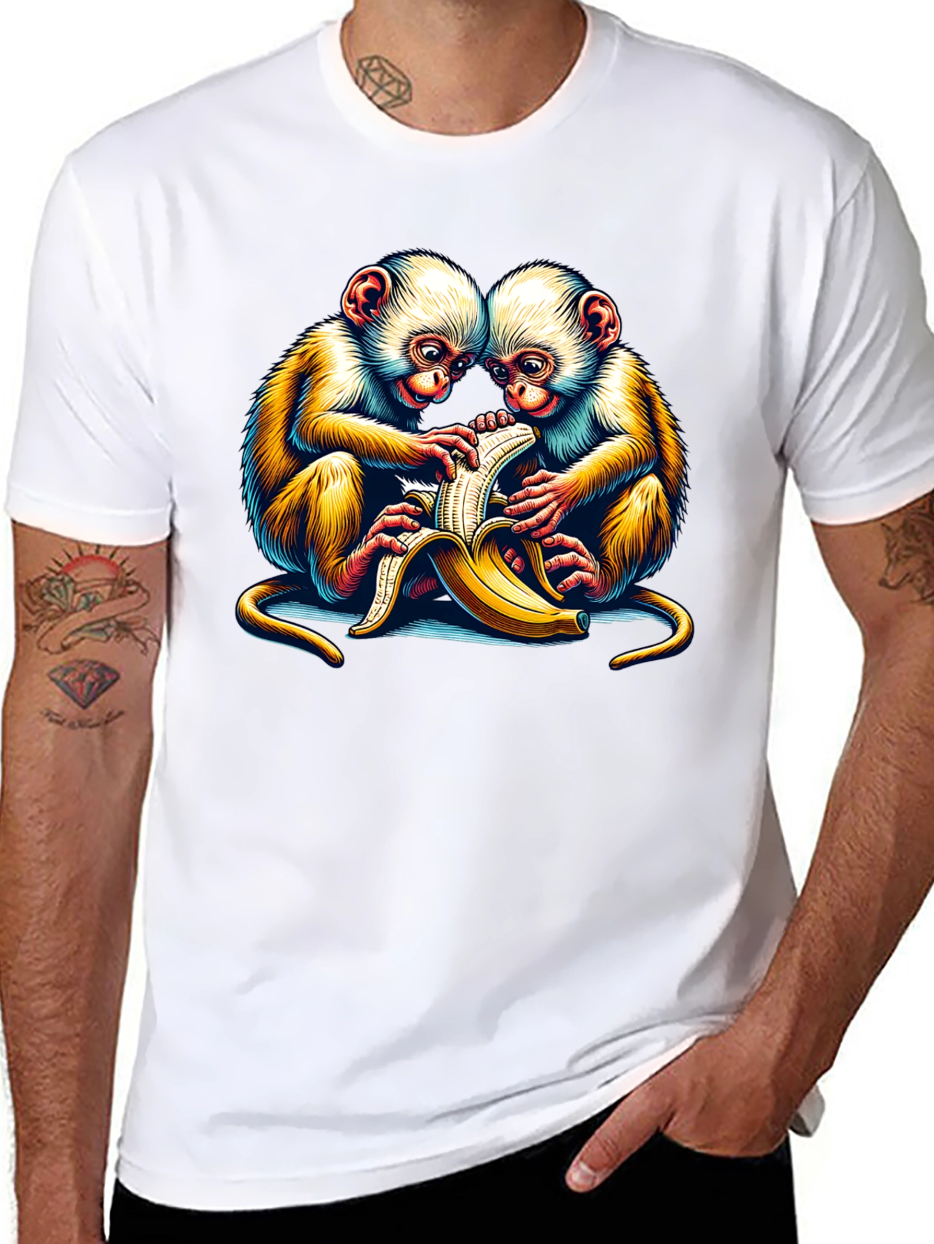 Fun Monkey Banana Graphic Tee