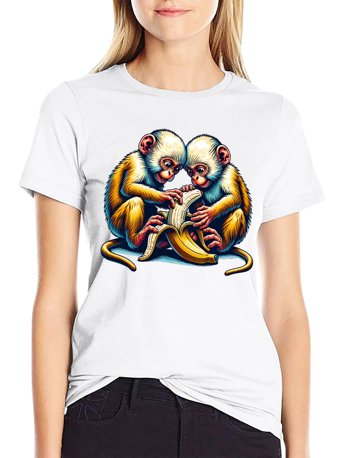 Fun Monkey Banana Graphic Tee
