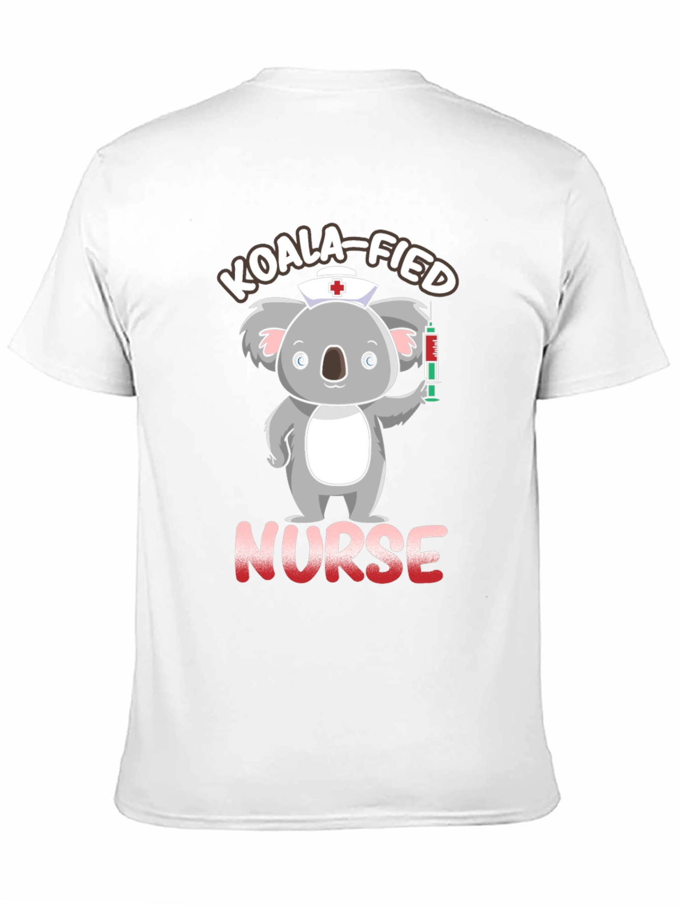 Koala-fied Nurse Black Graphic Tee
