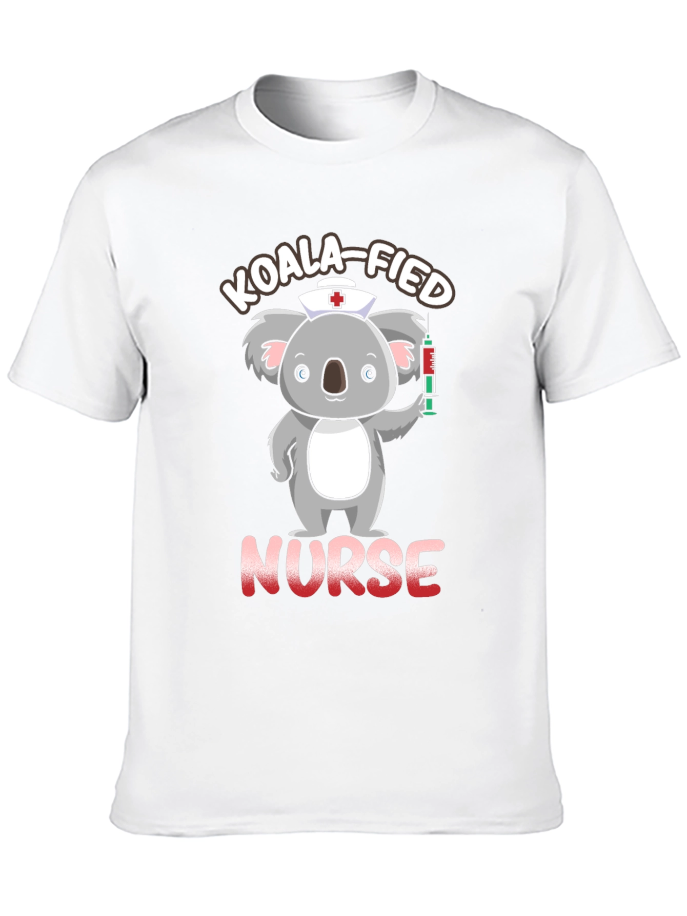 Koala-fied Nurse Black Graphic Tee