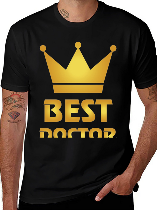Best Doctor Crown Black T-Shirt