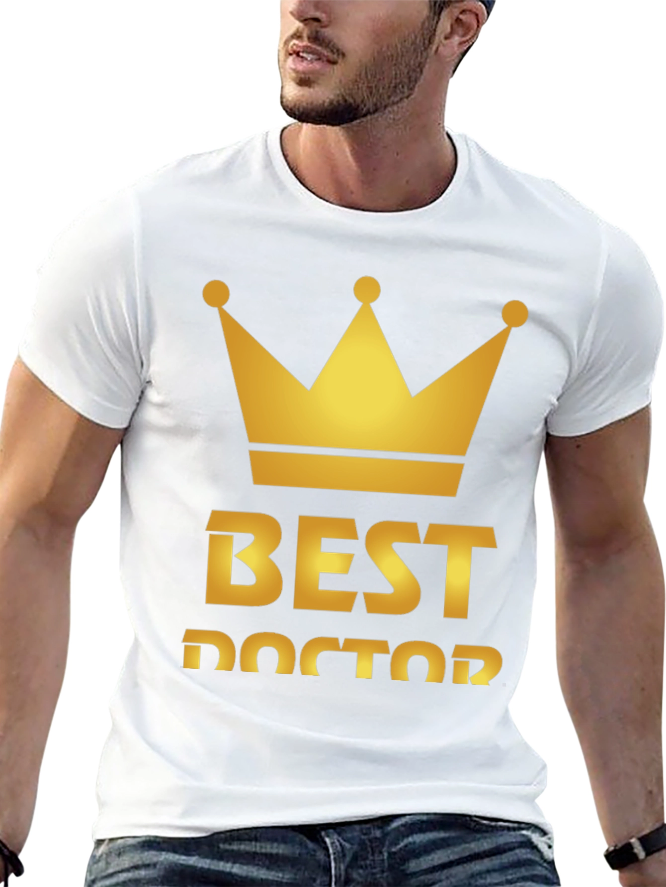 Best Doctor Crown Black T-Shirt