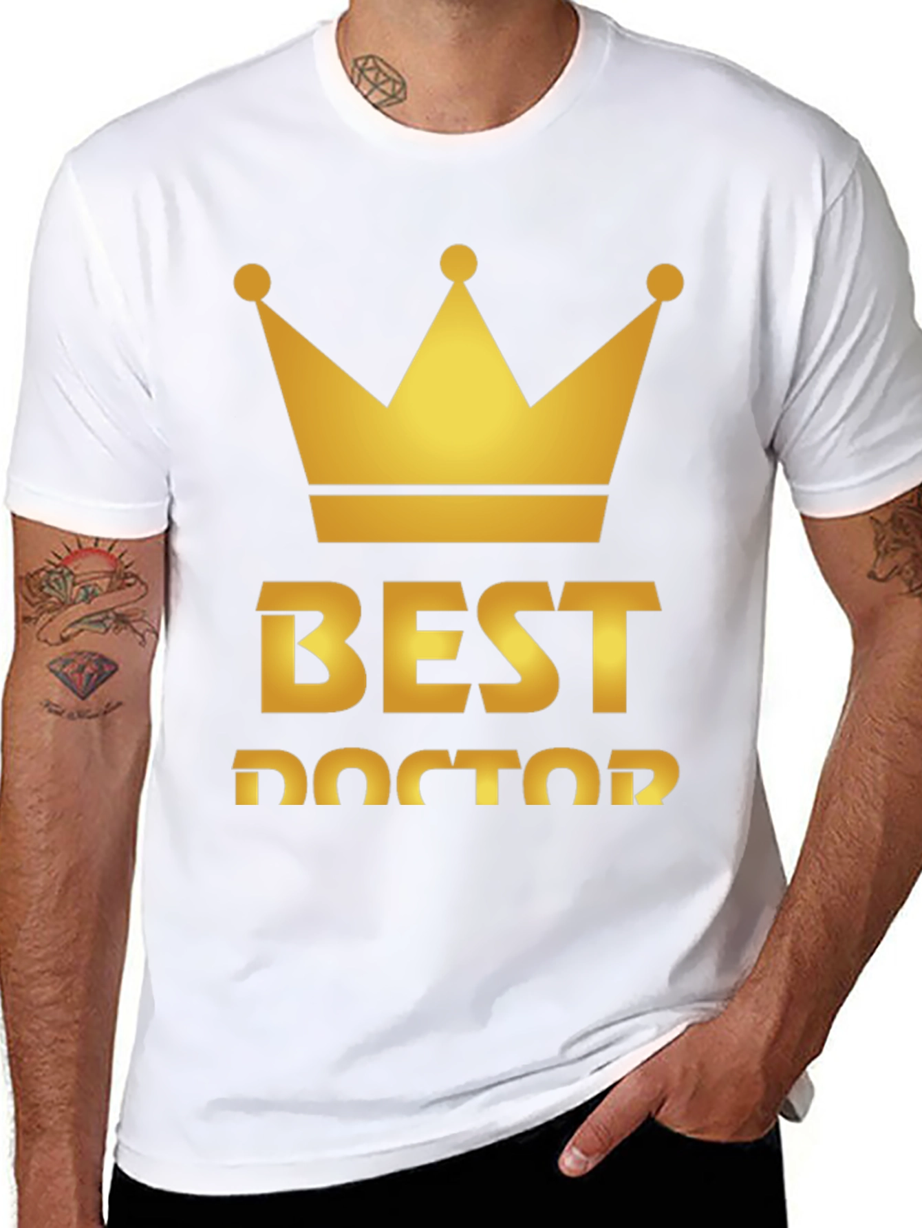 Best Doctor Crown Black T-Shirt