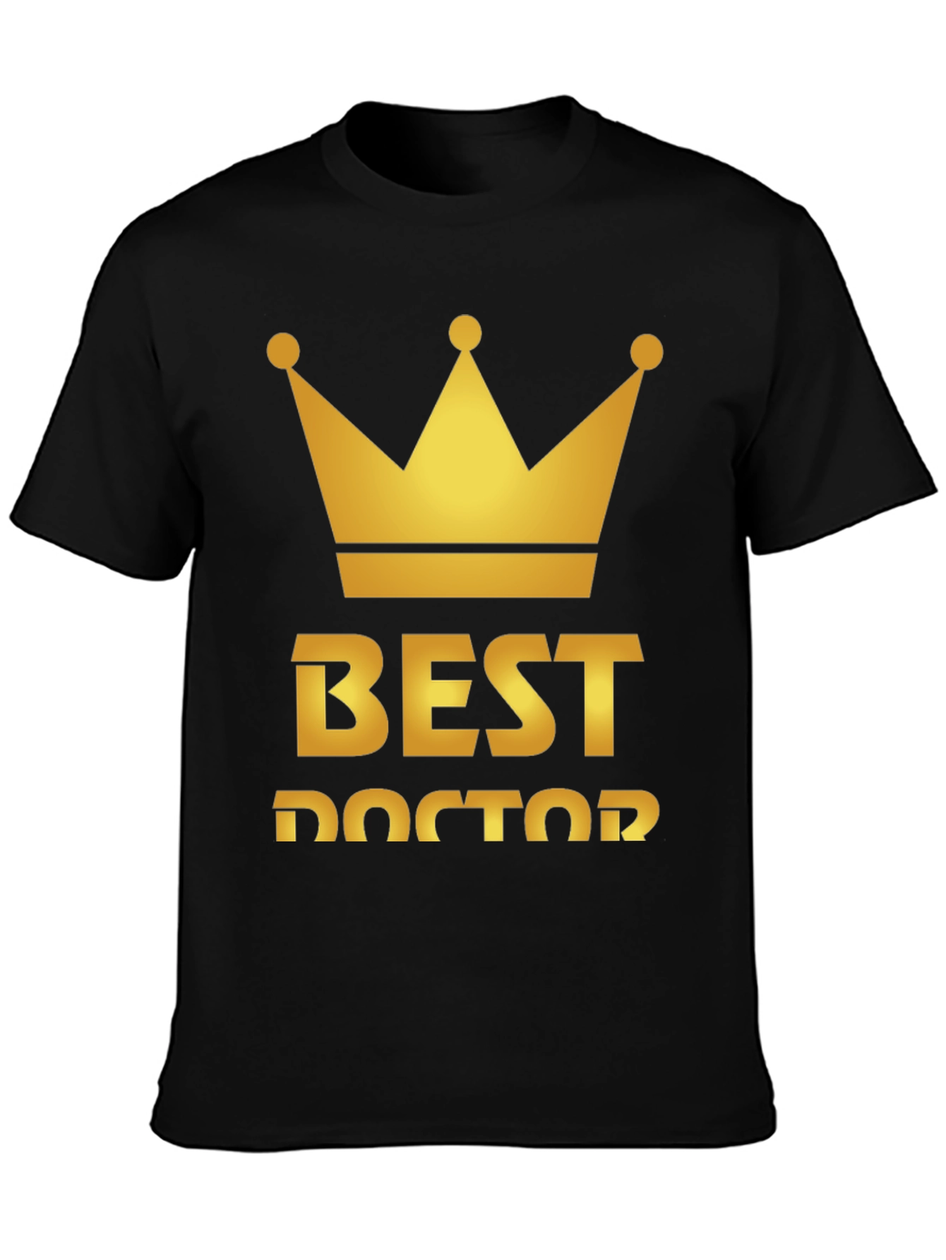 Best Doctor Crown Black T-Shirt