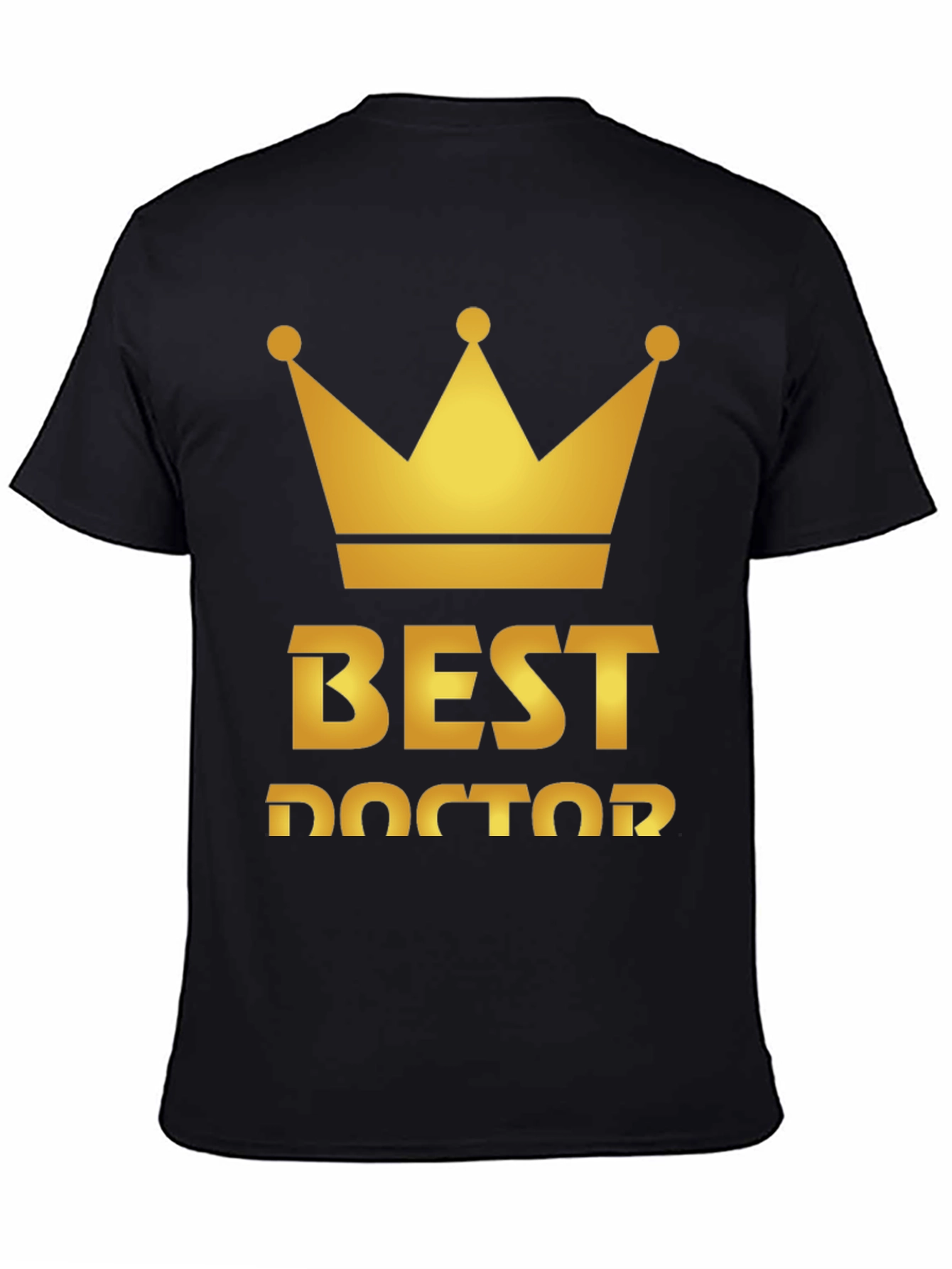 Best Doctor Crown Black T-Shirt