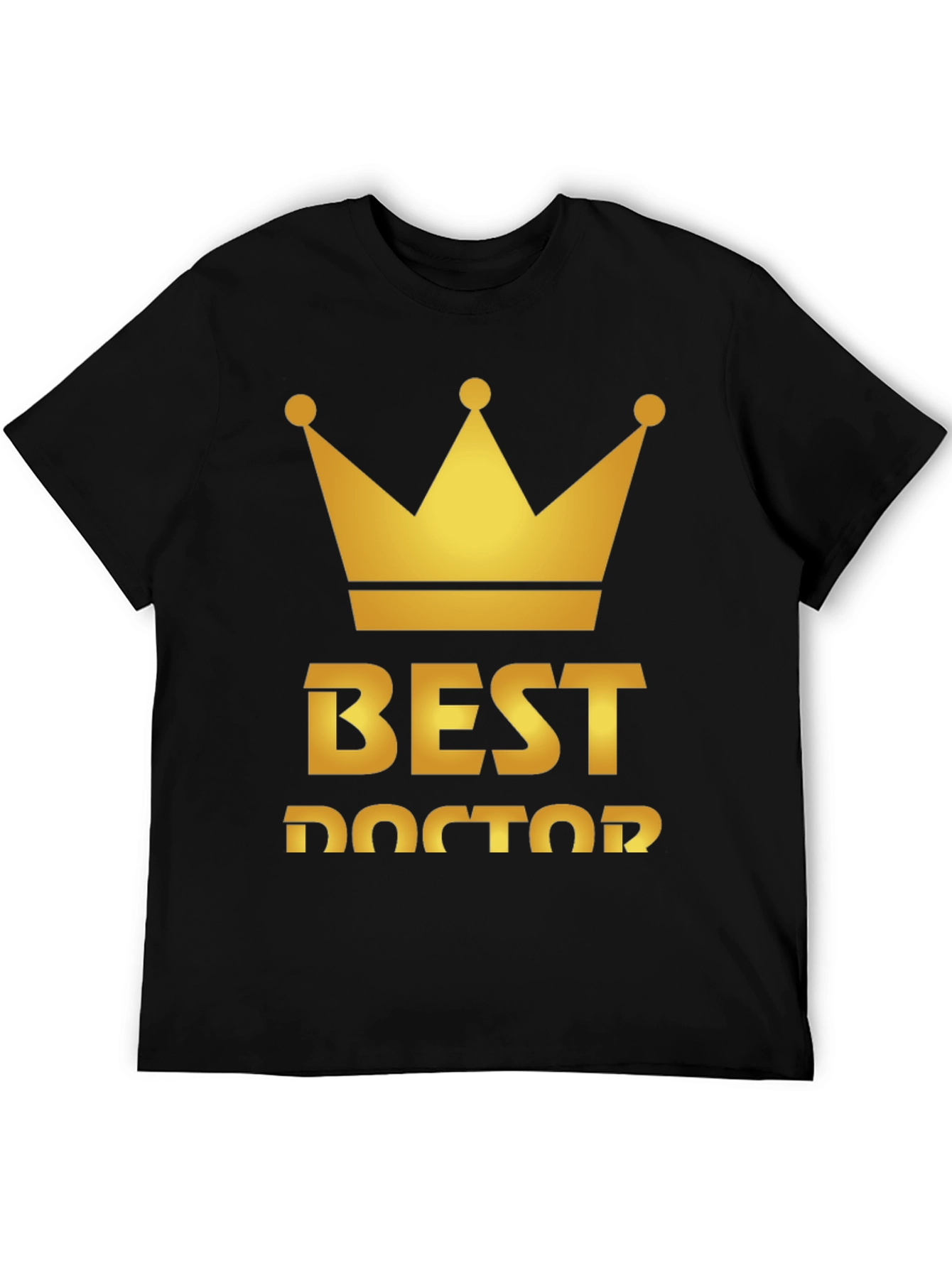 Best Doctor Crown Black T-Shirt