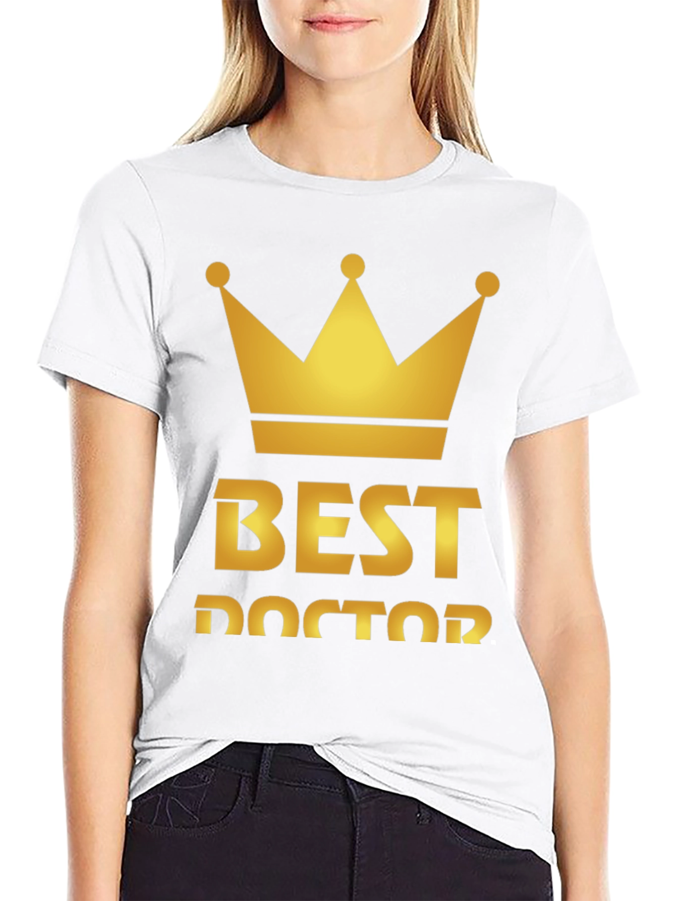 Best Doctor Crown Black T-Shirt