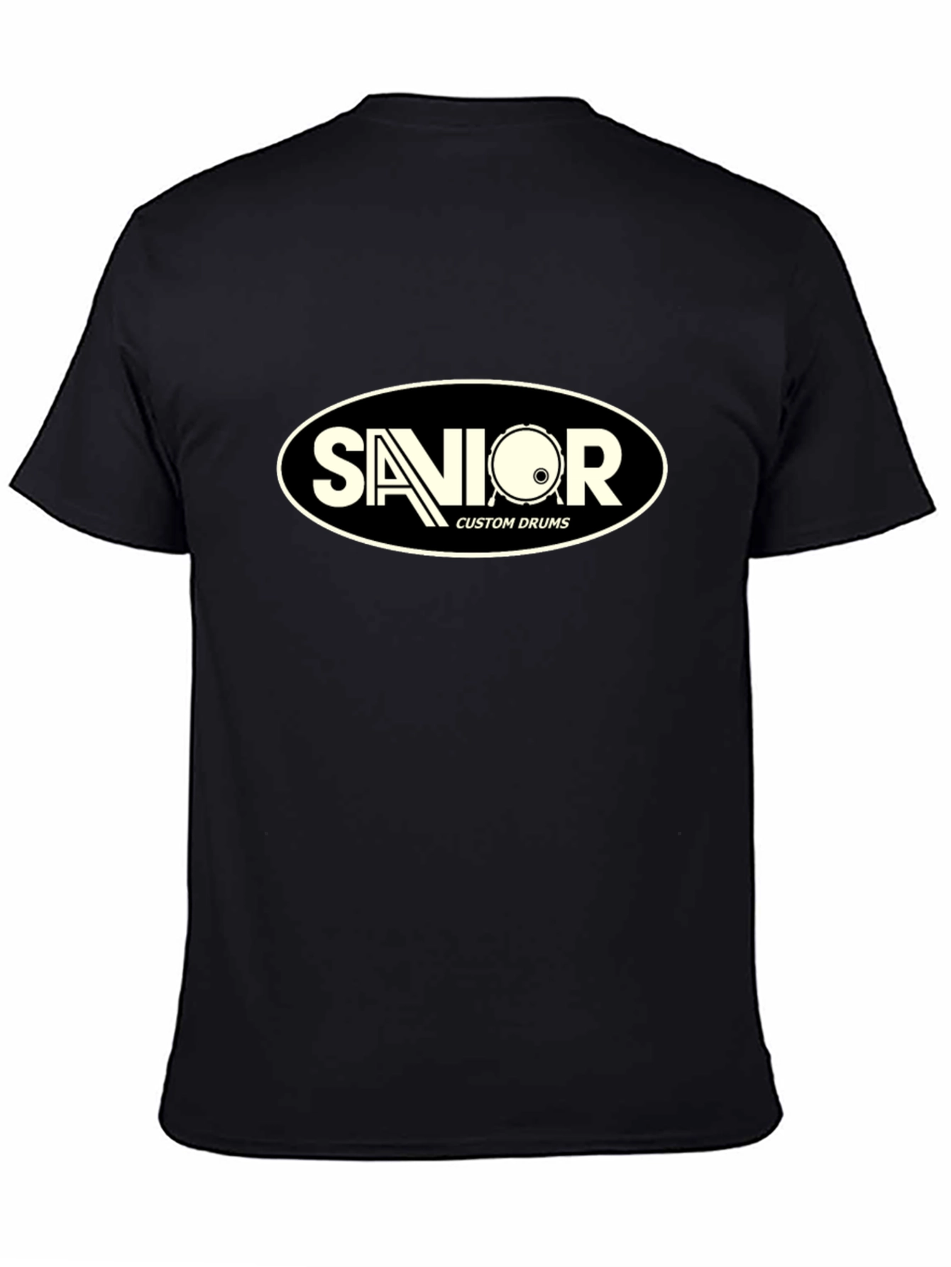 Senior Custom Drums Black T-Shirt