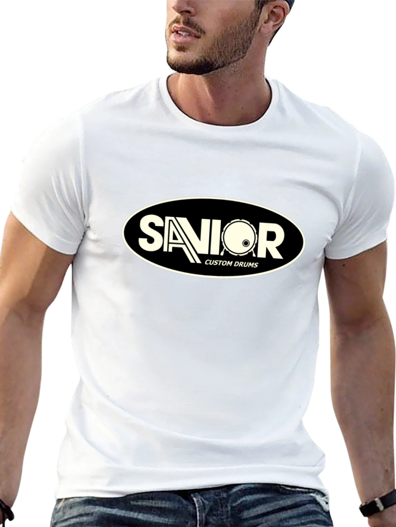 Senior Custom Drums Black T-Shirt