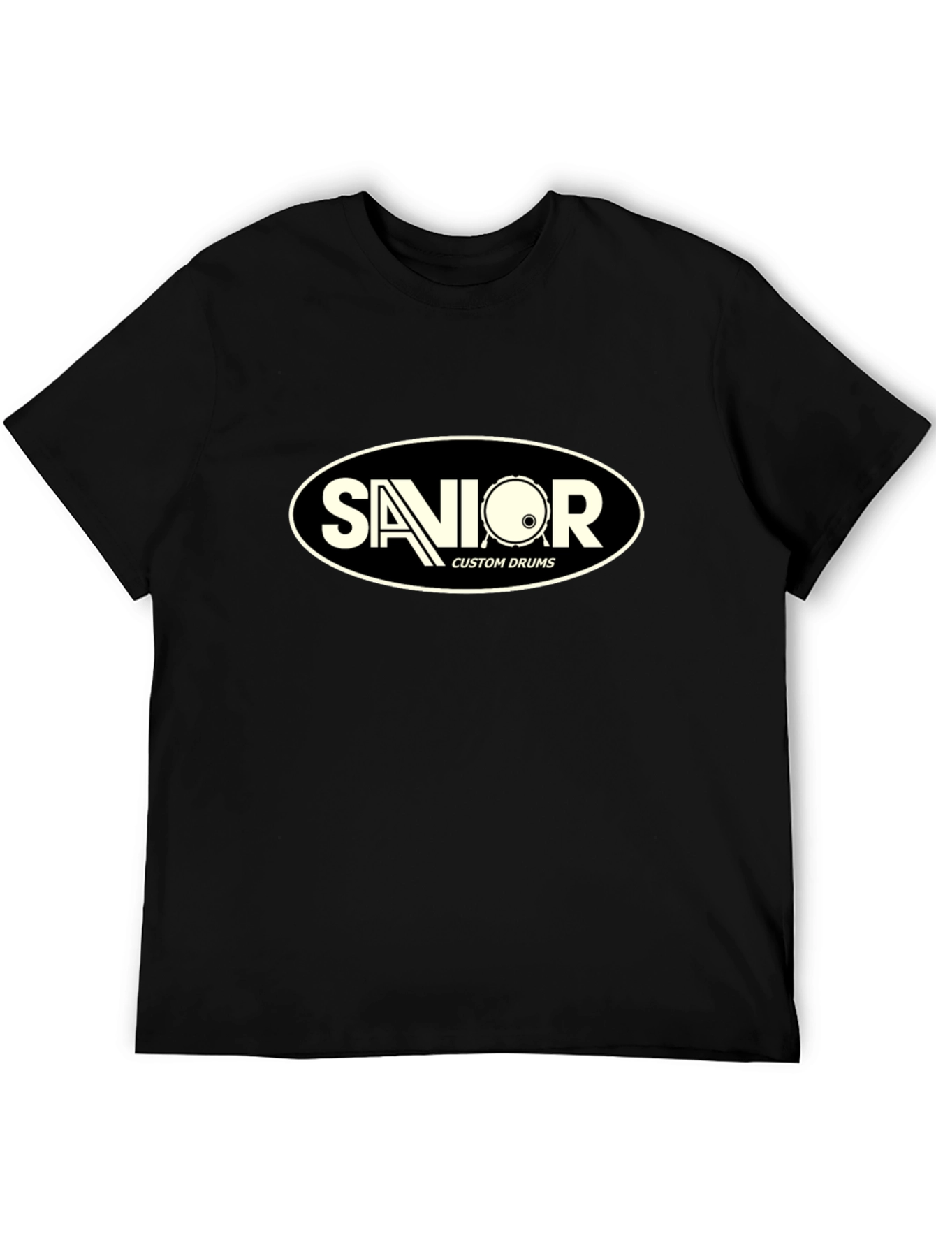 Senior Custom Drums Black T-Shirt