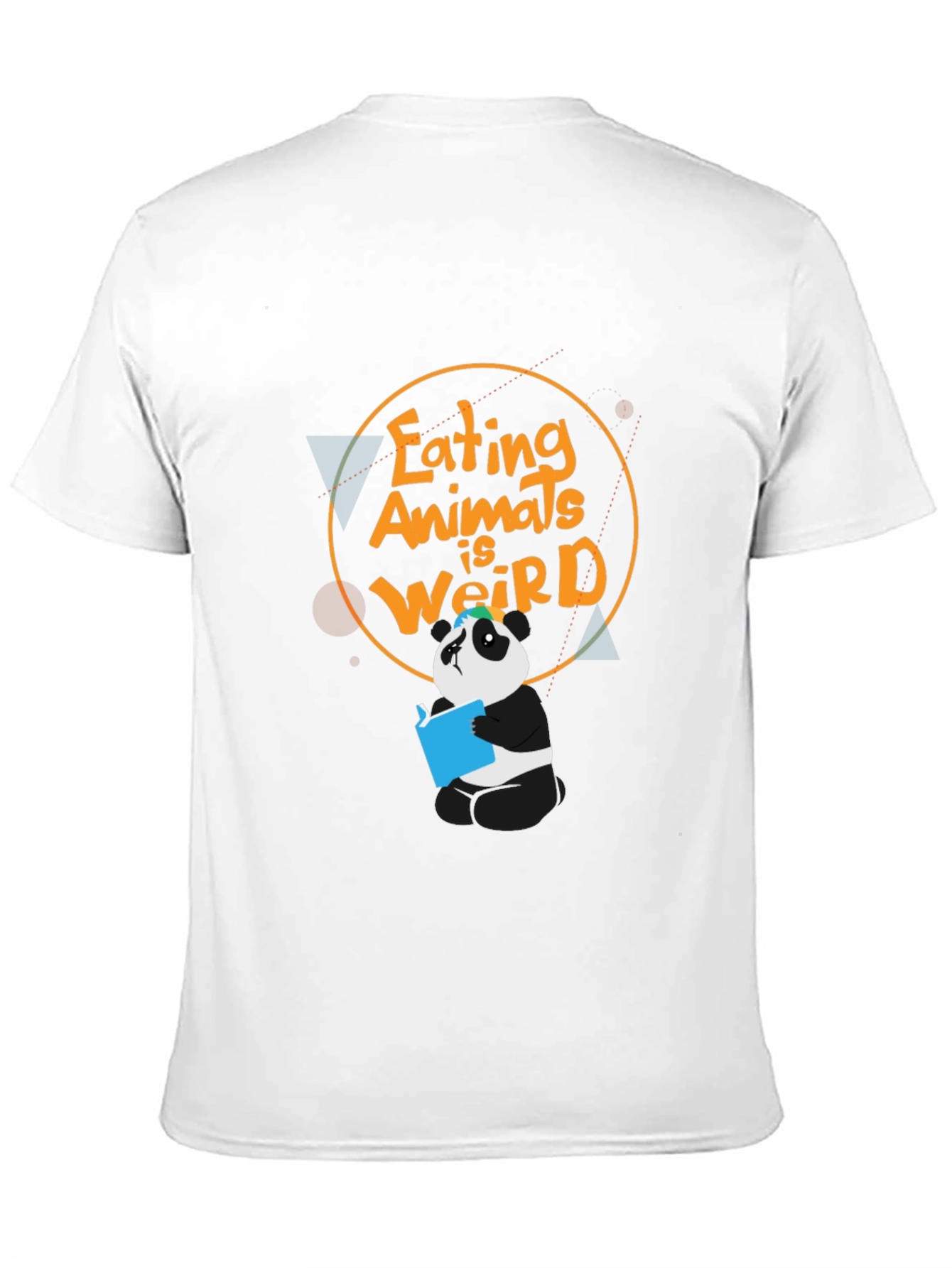 Eating Animals Is Weird Panda Graphic T-Shirt