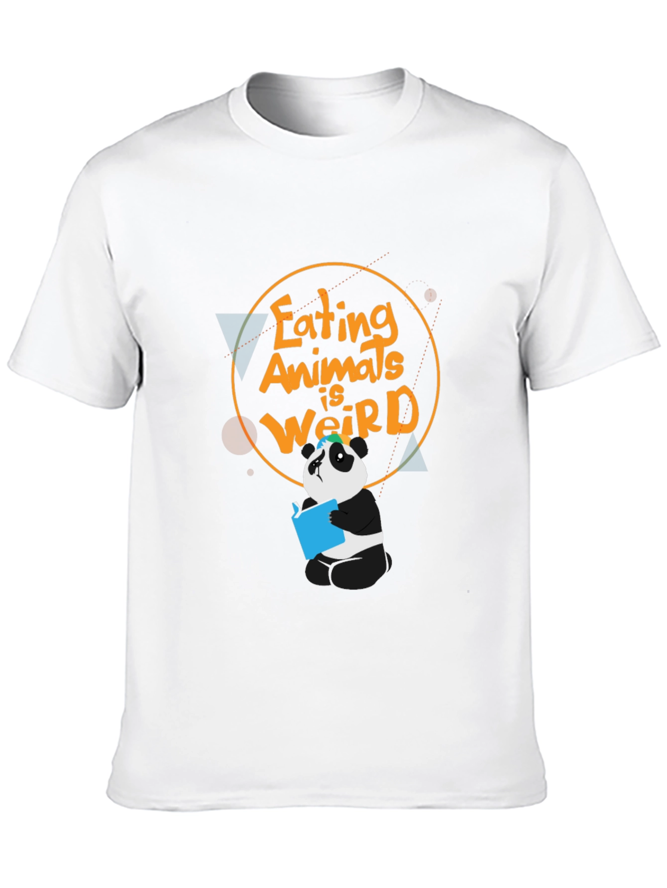 Eating Animals Is Weird Panda Graphic T-Shirt
