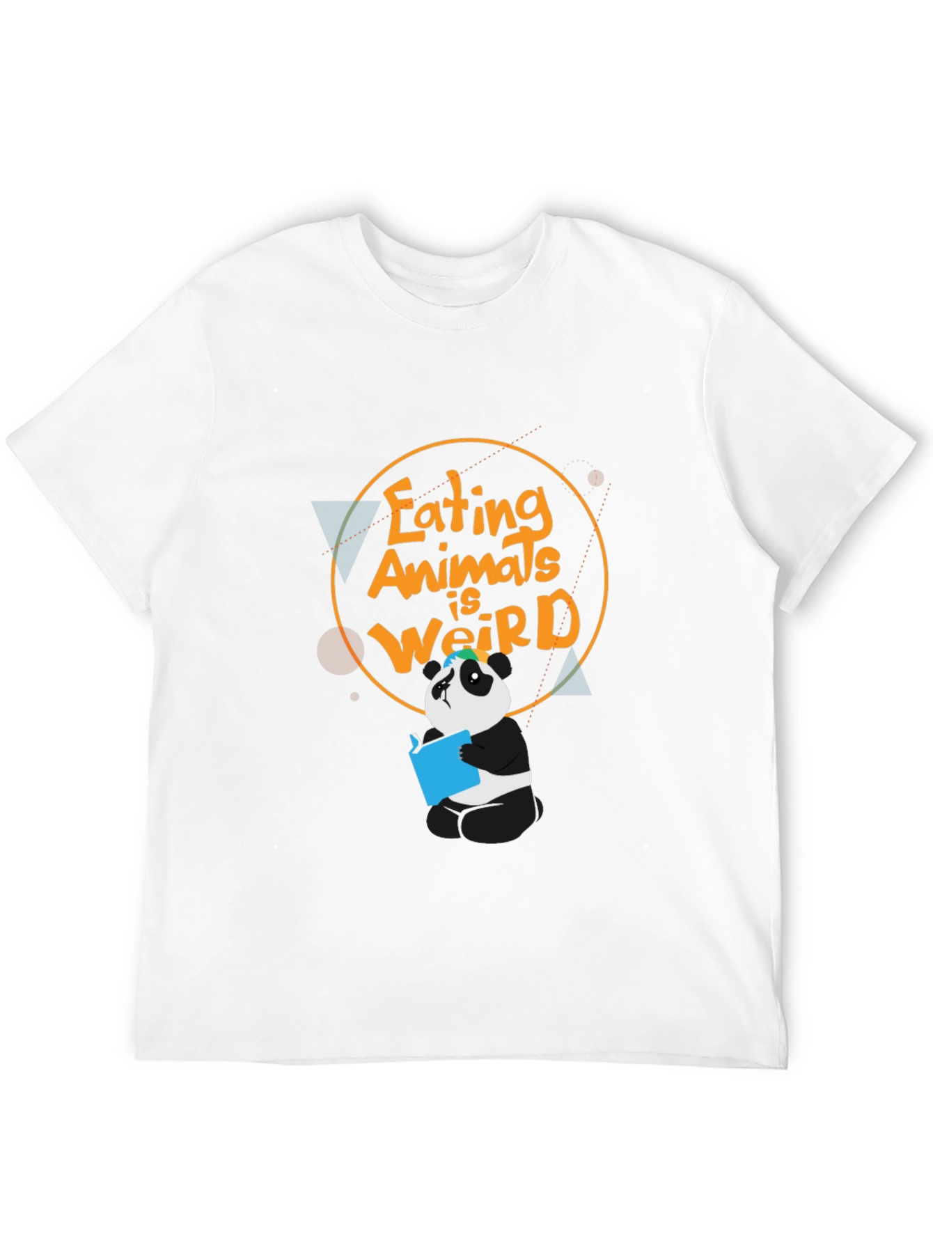 Eating Animals Is Weird Panda Graphic T-Shirt