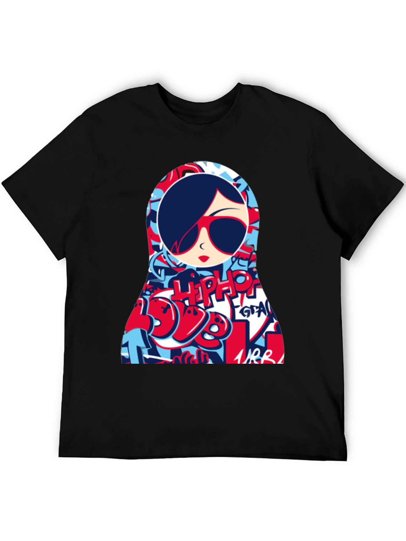 Cool Graphic Tee - Matryoshka Doll Design