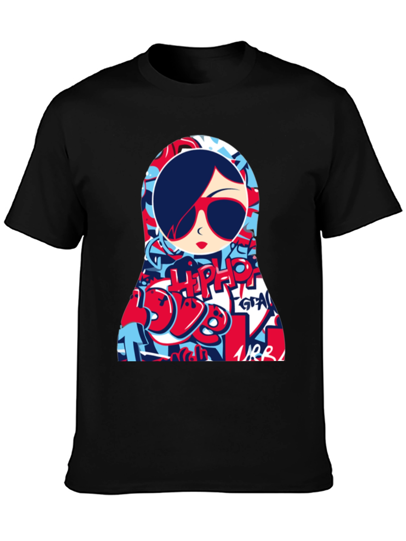Cool Graphic Tee - Matryoshka Doll Design