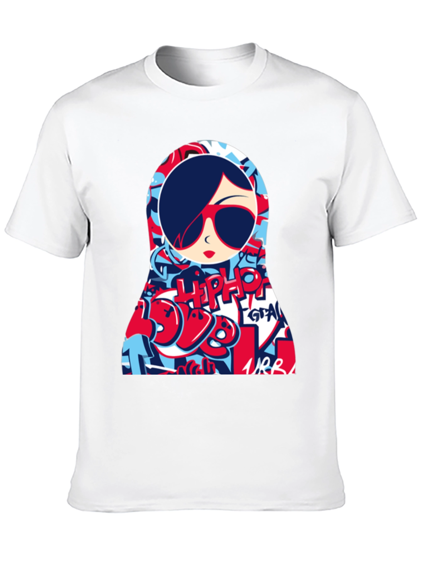 Cool Graphic Tee - Matryoshka Doll Design