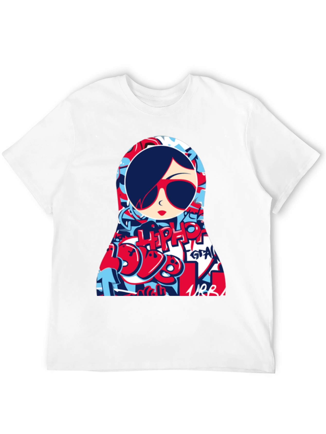 Cool Graphic Tee - Matryoshka Doll Design