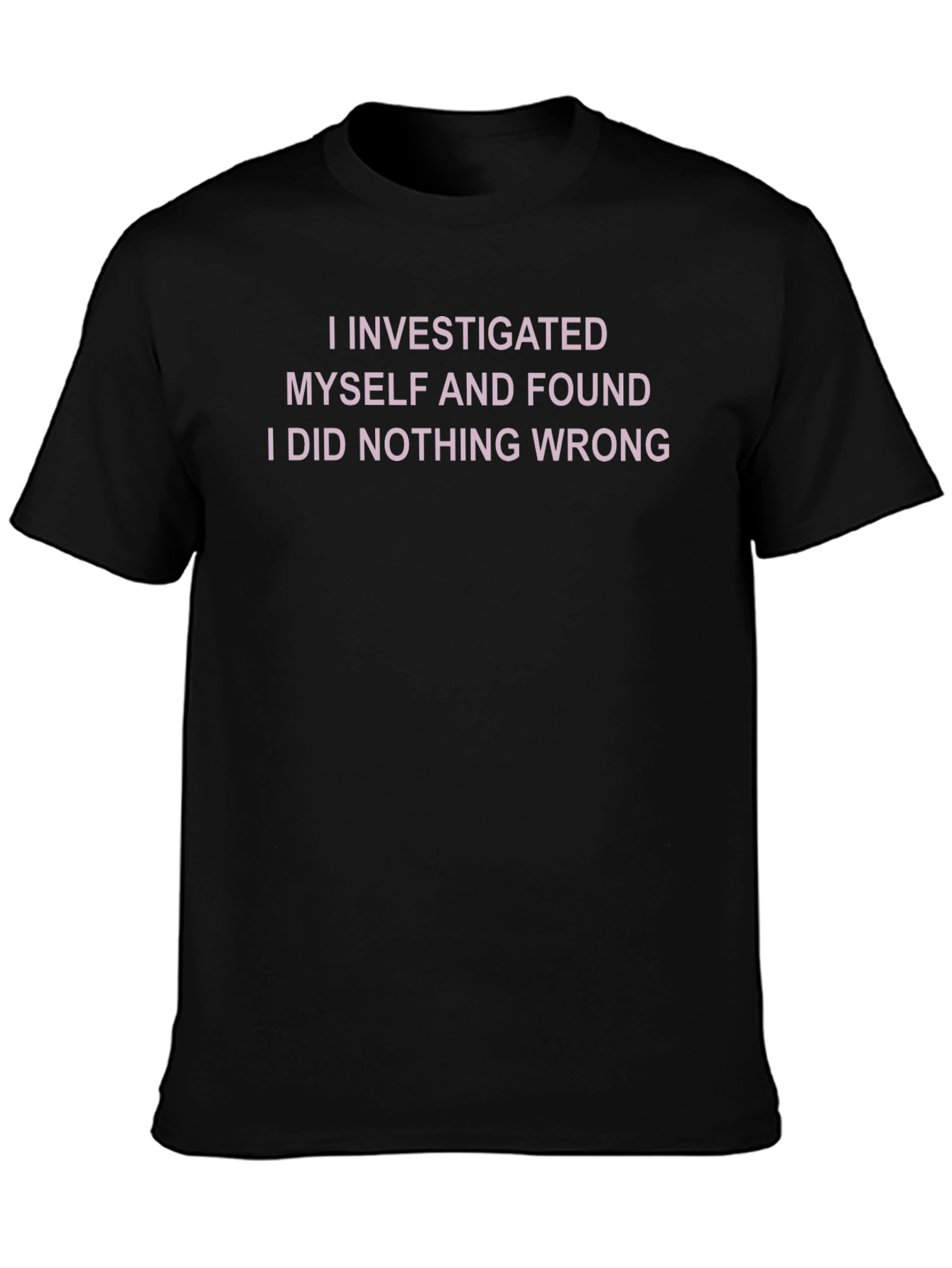Funny I Did Nothing Wrong Graphic T-Shirt