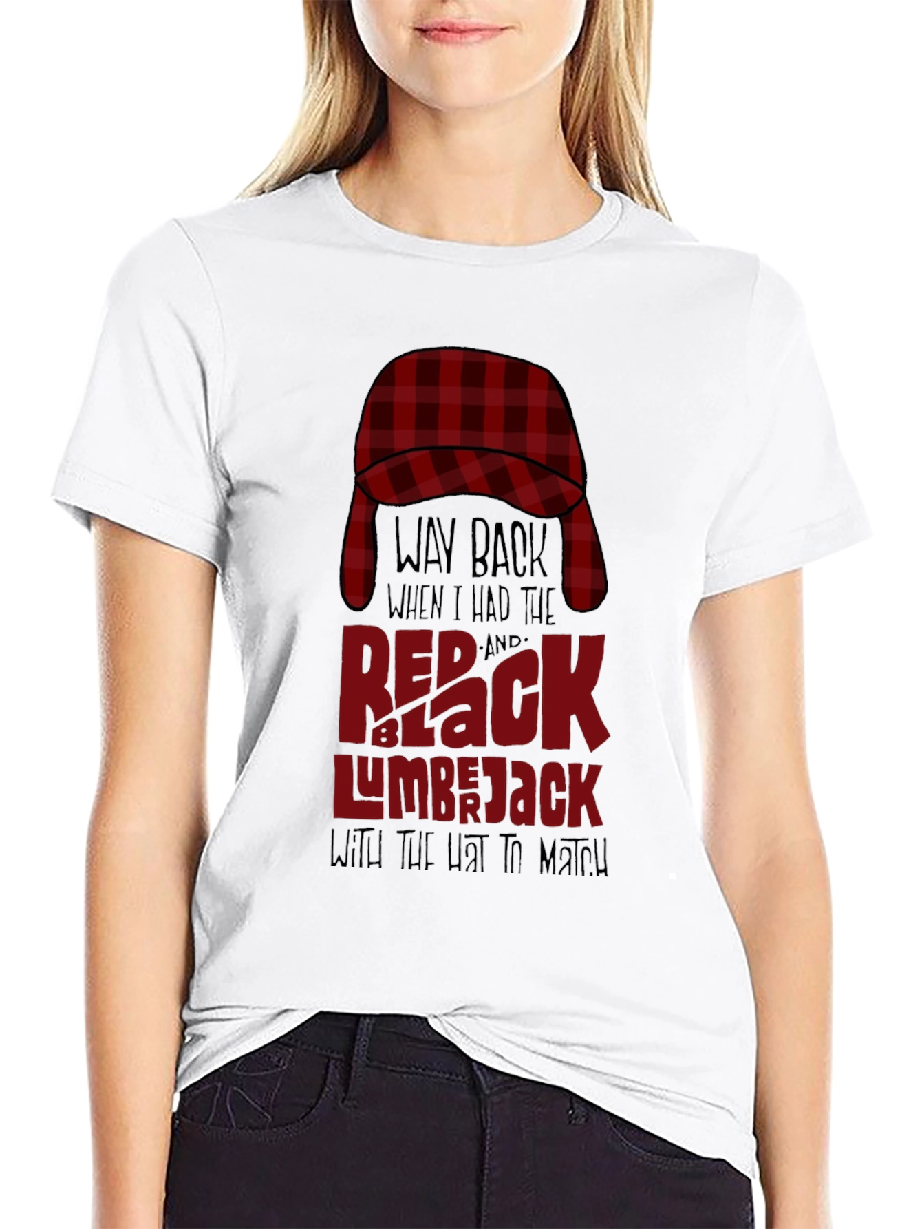 Red & Black Lumberjack T-Shirt