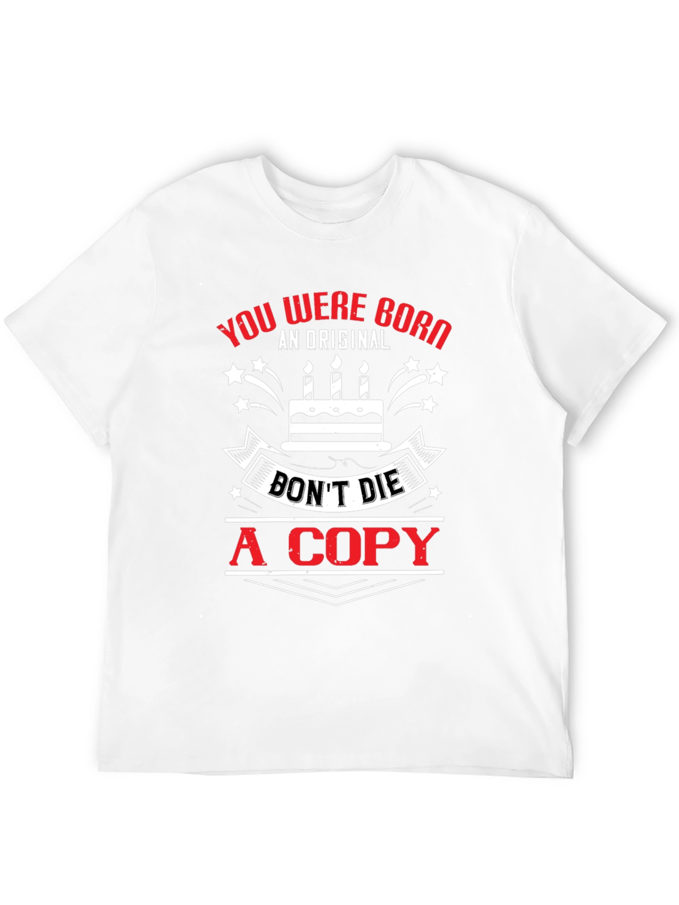 Be Original Black Graphic T-Shirt