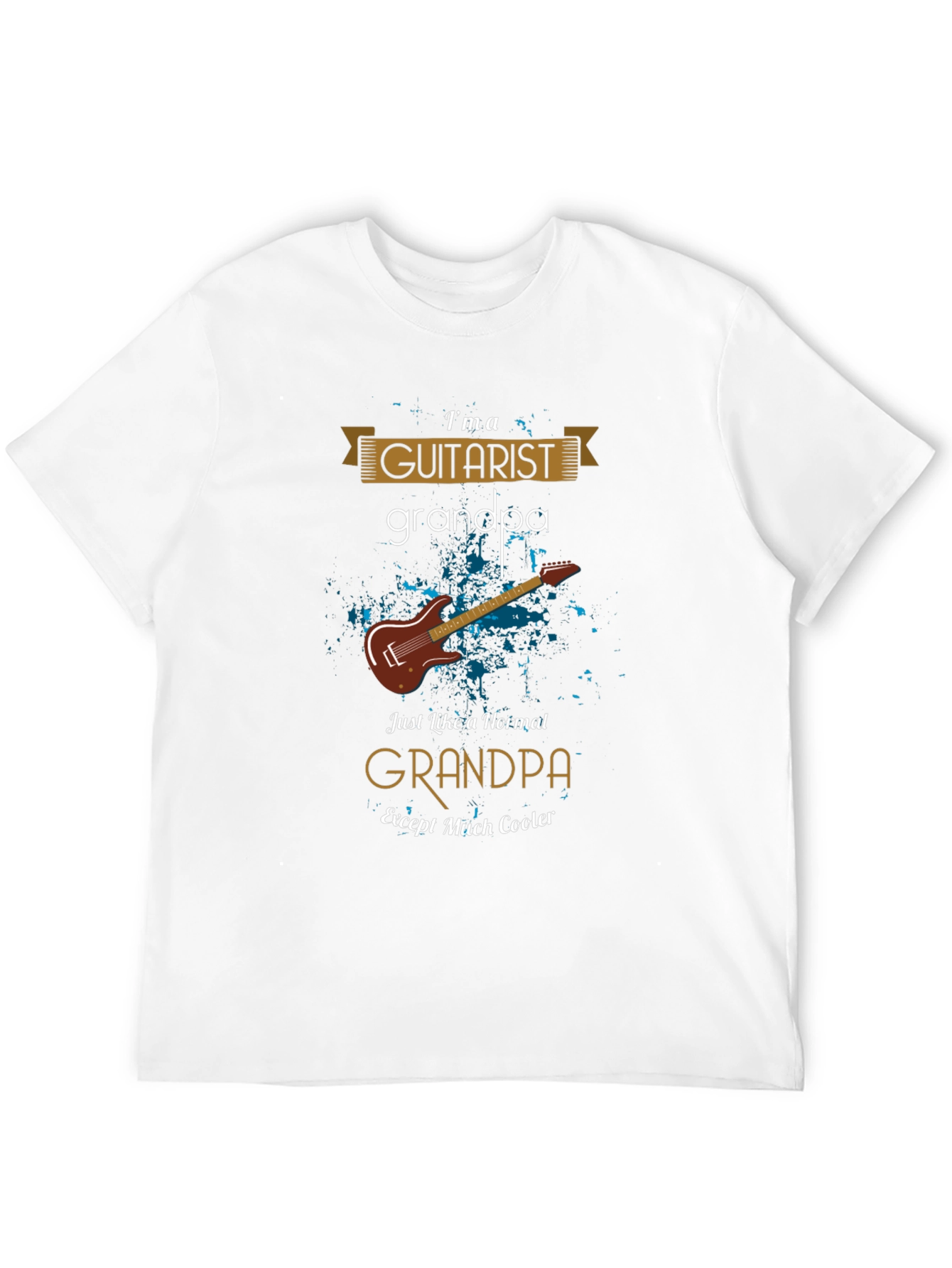 Guitarist Grandpa Graphic T-Shirt