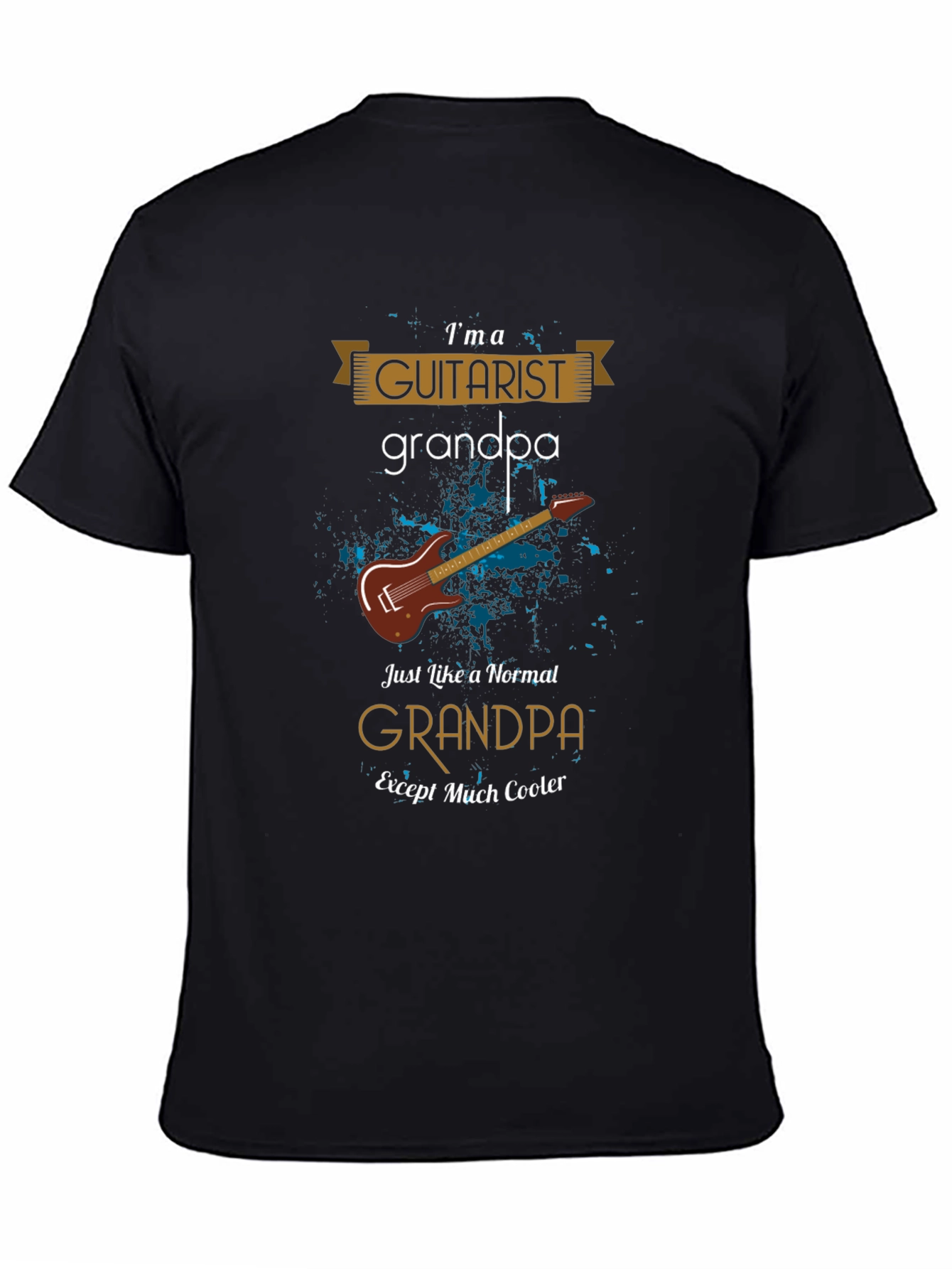 Guitarist Grandpa Graphic T-Shirt