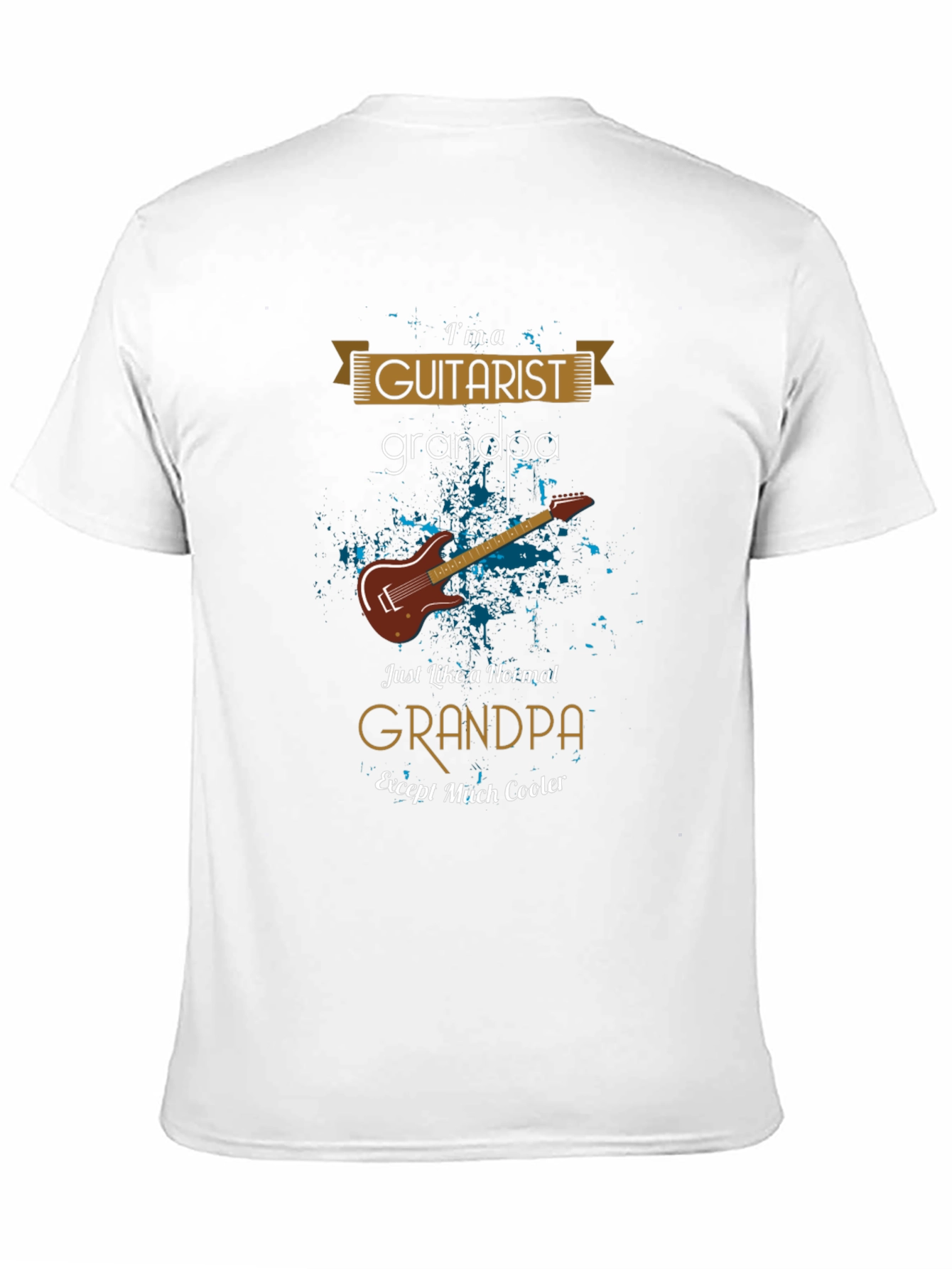 Guitarist Grandpa Graphic T-Shirt
