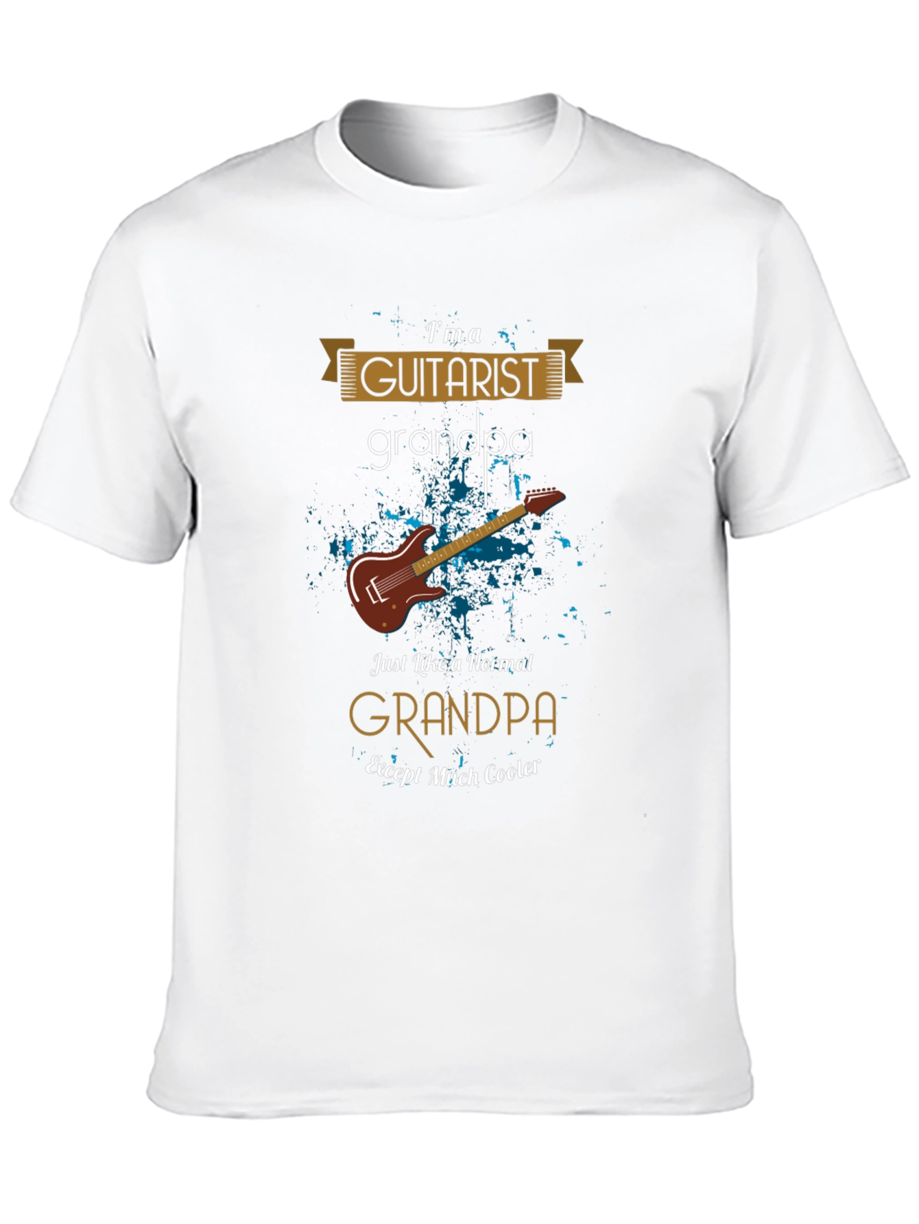 Guitarist Grandpa Graphic T-Shirt