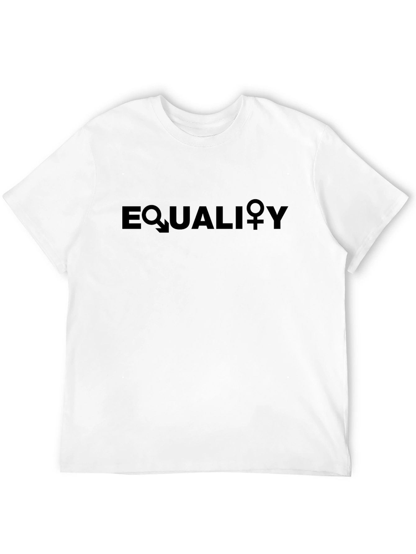 Equality Symbol Black Crew Neck T-Shirt