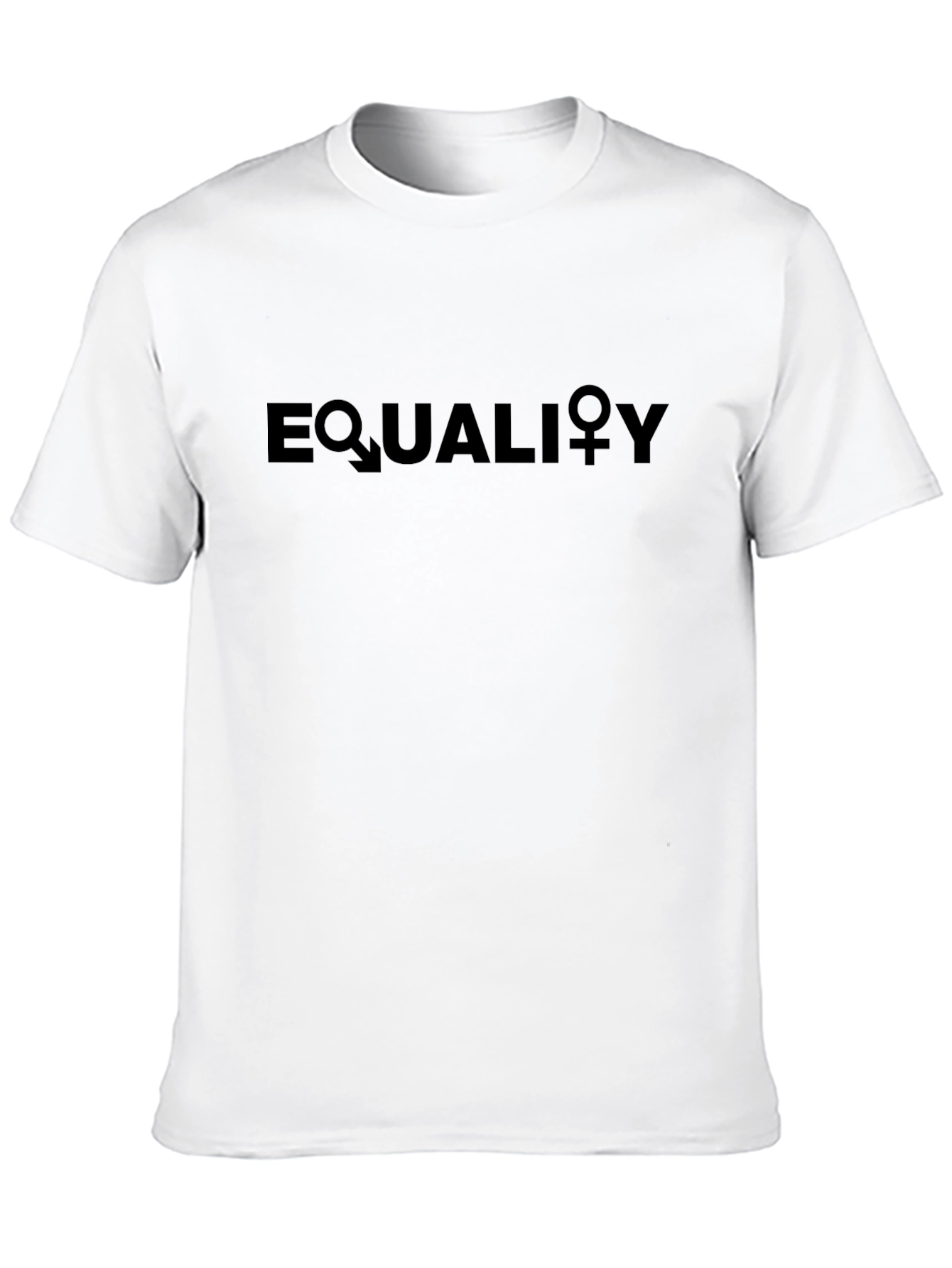 Equality Symbol Black Crew Neck T-Shirt