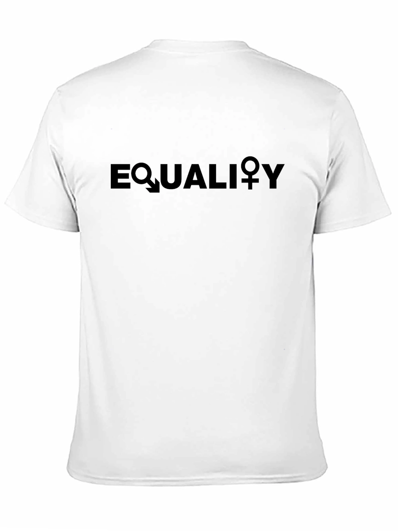 Equality Symbol Black Crew Neck T-Shirt